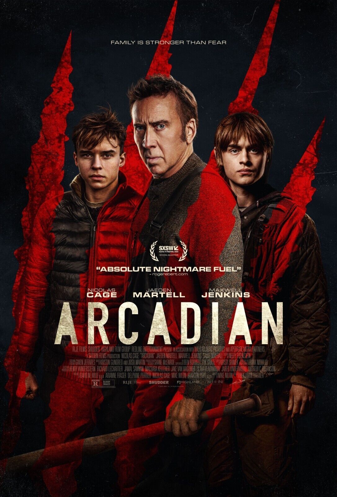 ARCADIAN, NICOLAS CAGE, 2024, REPRO MOVIE POSTER, VINTAGE, HQ
