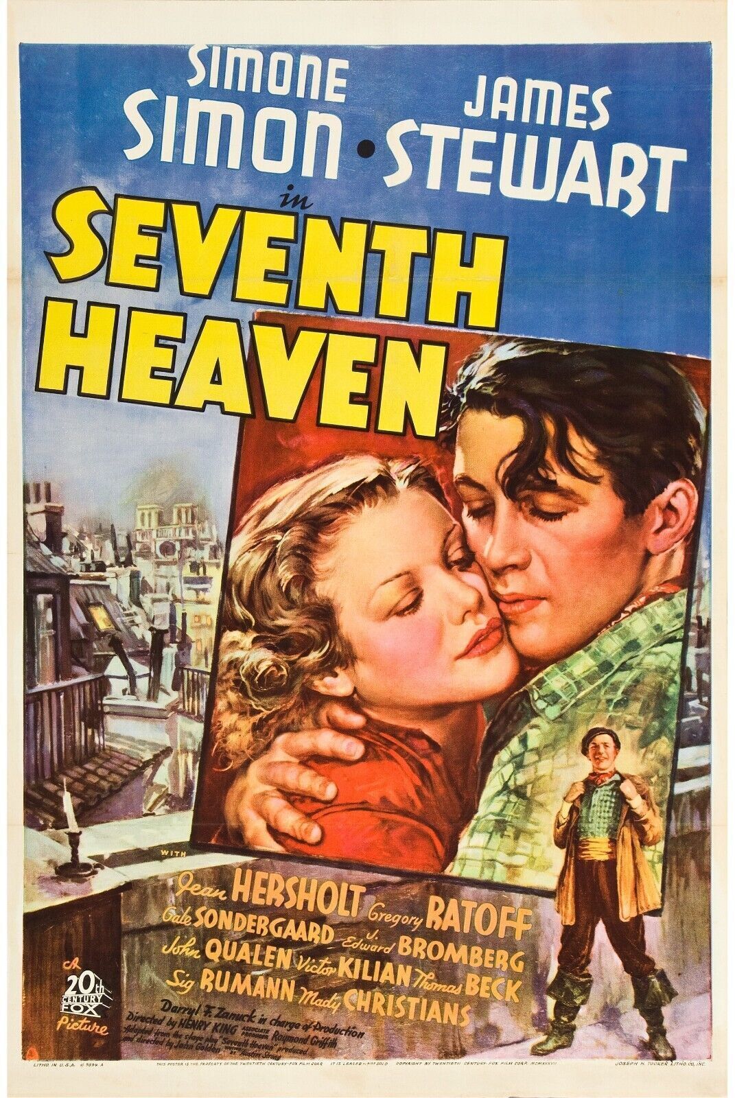 L’HEURE SUPRÊME, JAMES STEWART, REPRO MOVIE POSTER, VINTAGE, HQ