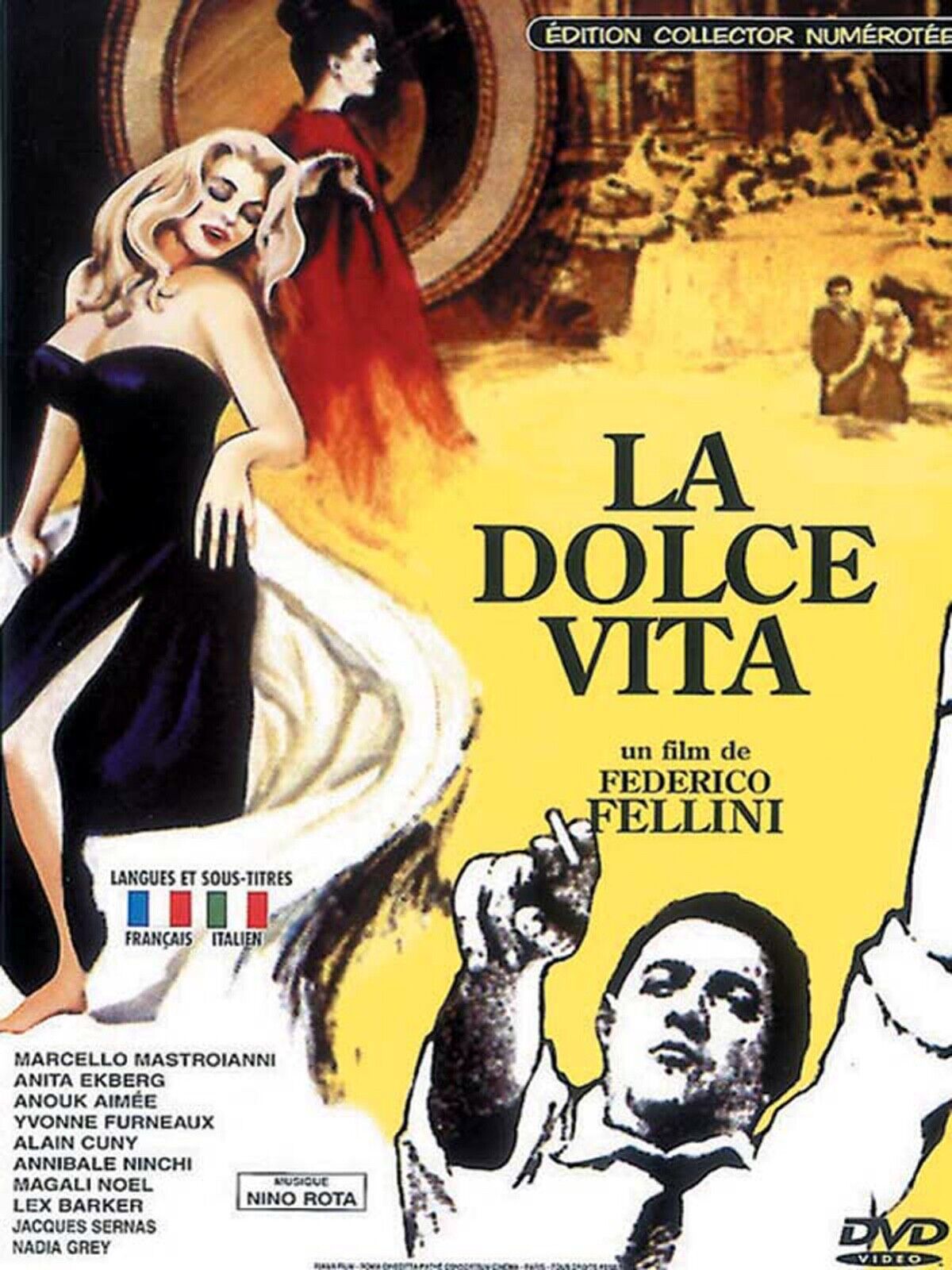 LA DOUCEUR DE VIVRE, LA DOLCE VITA,  FEDERICO FELLINI, 1960, Repro affiche de cinéma, VINTAGE, HQ