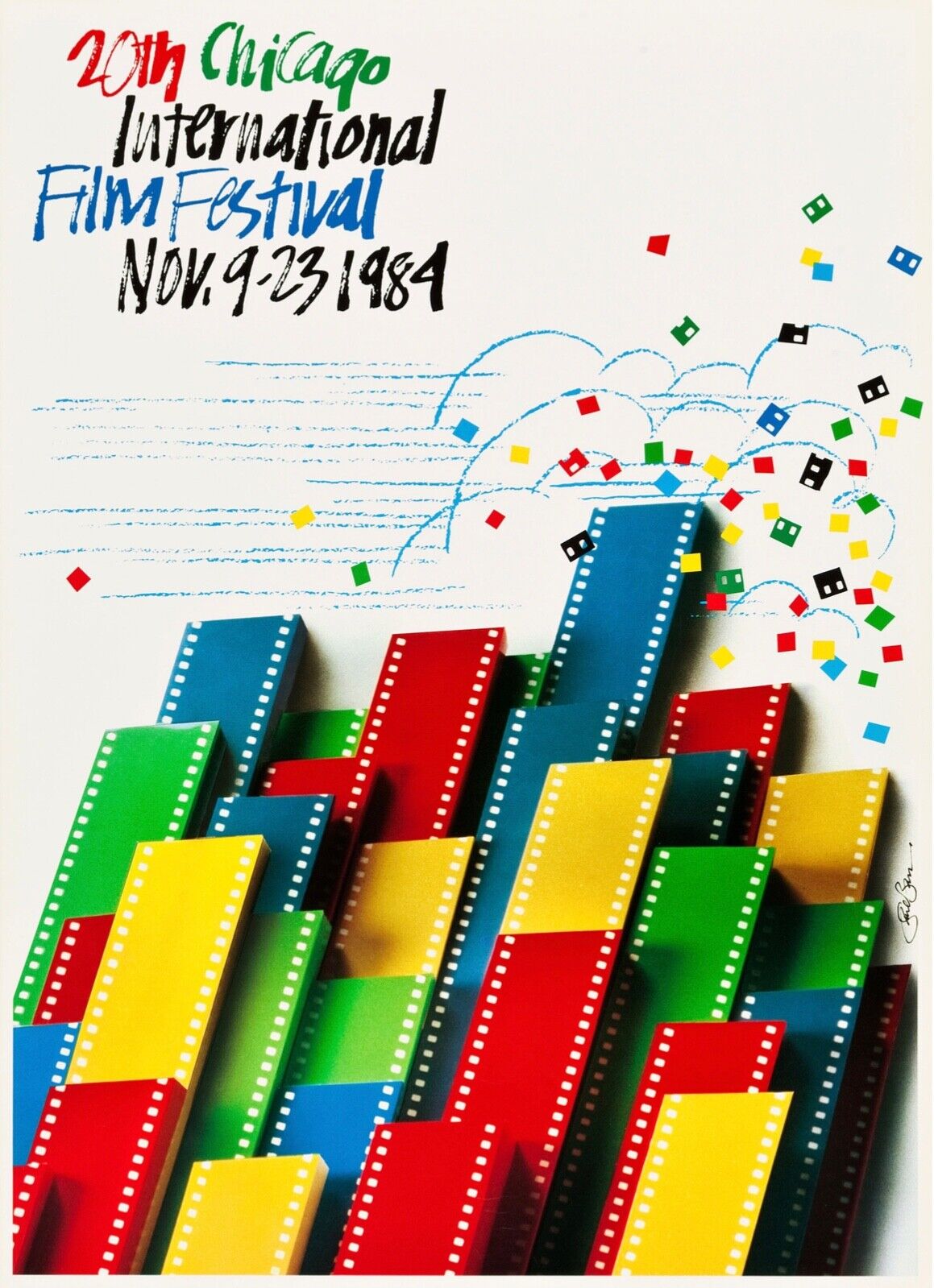 CHICAGO FESTIVAL INTERNATIONAL DU FILM - REPRO AFFICHE FESTIVAL, HQ