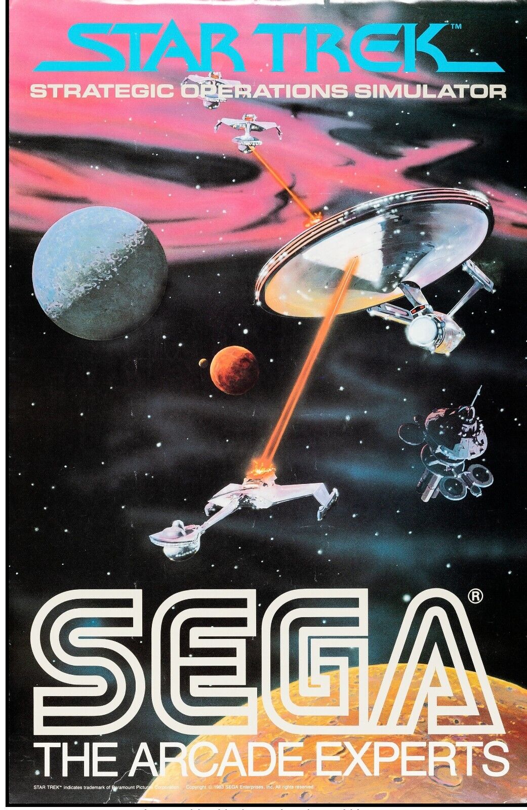 STAR TREK STRATEGIC OPERATIONS repro movie poster, HQ