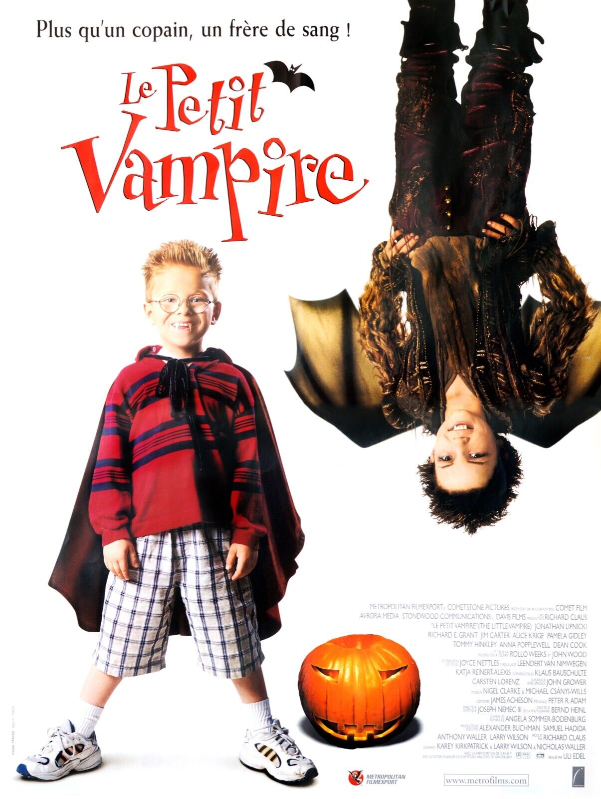 LE PETIT VAMPIRE, JONATHAN LIPNICKI, 2000, REPRO AFFICHE CINÉMA VINTAGE, HQ