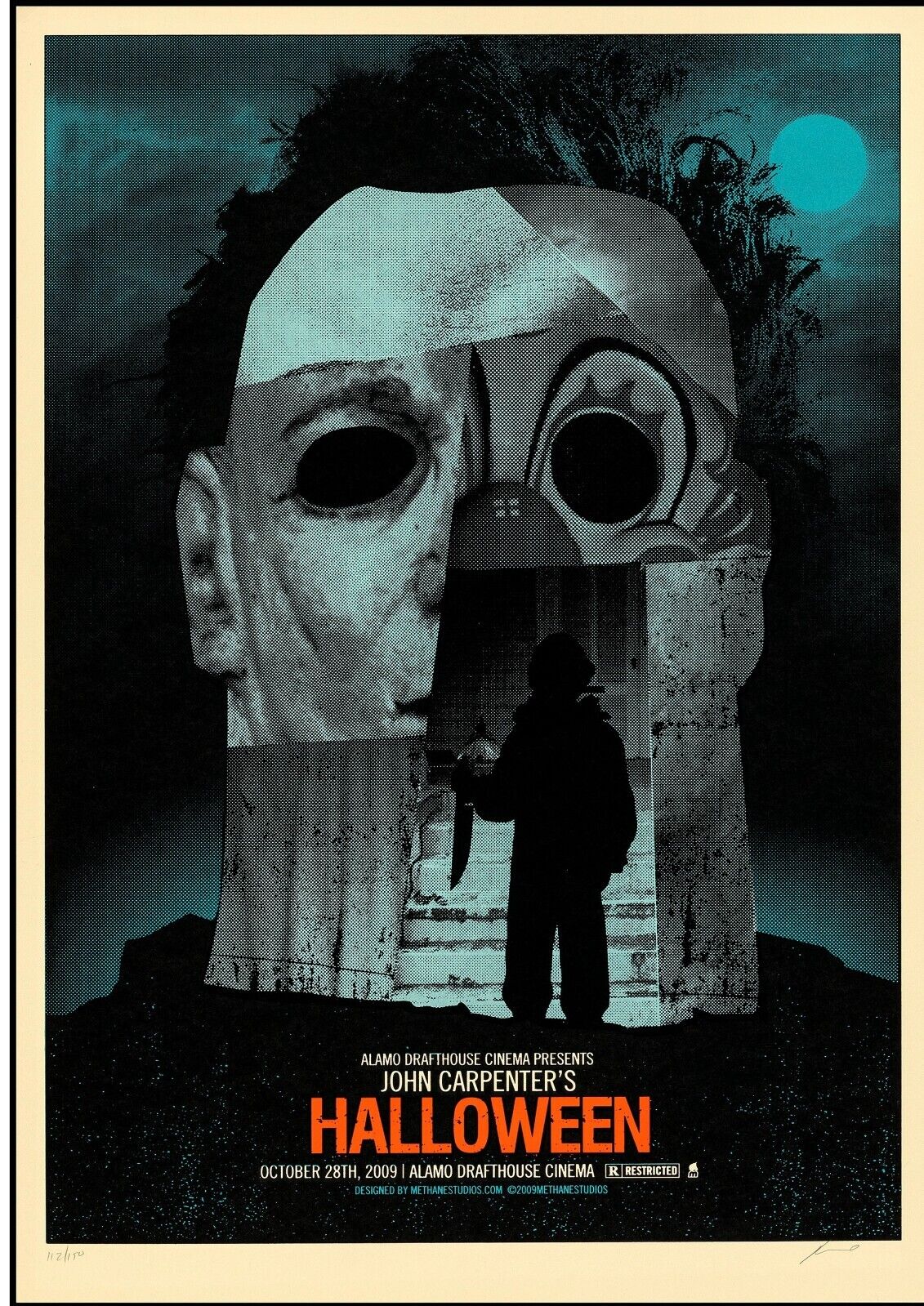 HALLOWEEN, TYLER MANE, 2007, REPRO MOVIE POSTER, VINTAGE, HQ.
