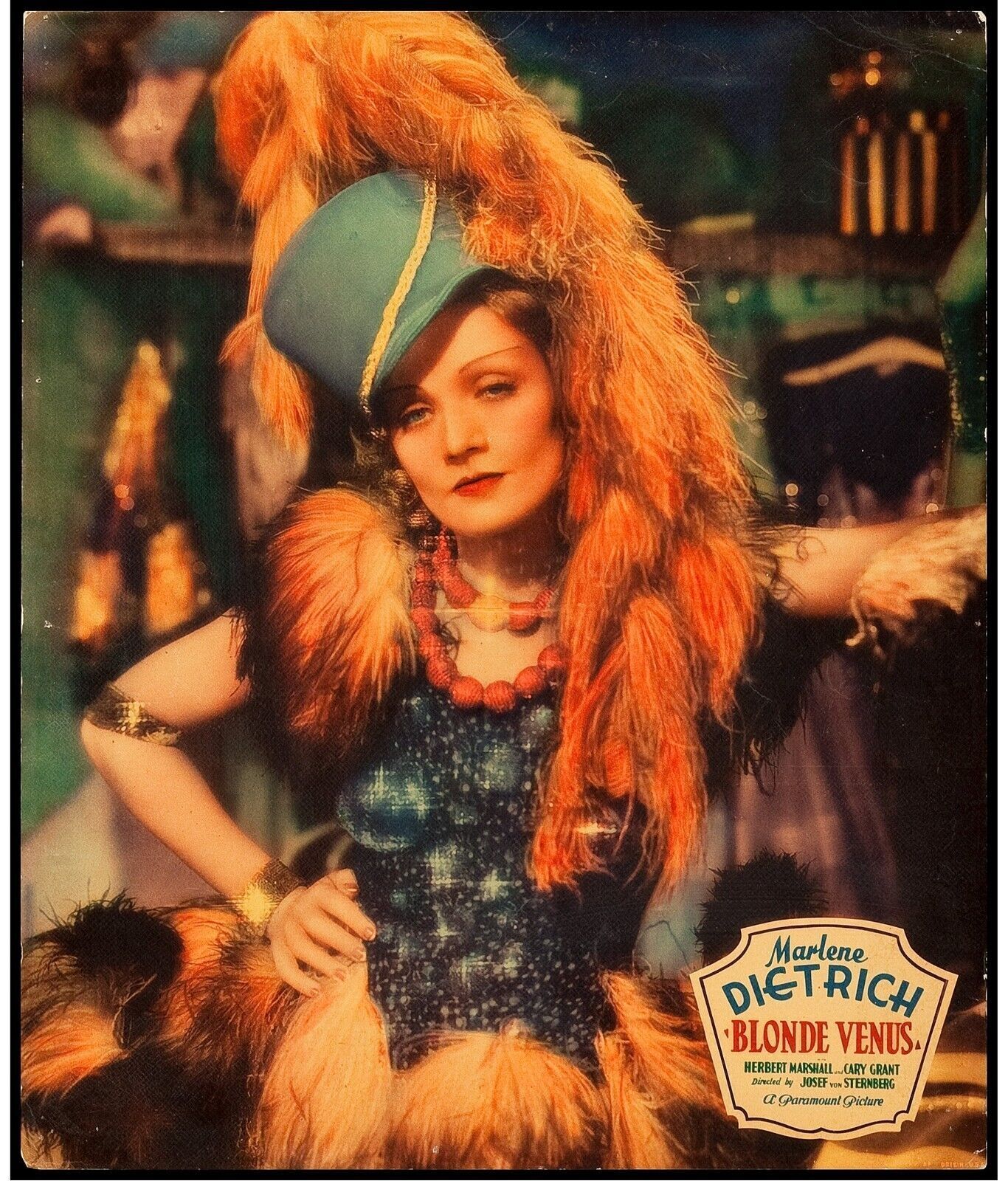 BLONDE VENUS, MARLENE DIETRICH, 1932, REPRO MOVIE POSTER, VINTAGE, HQ
