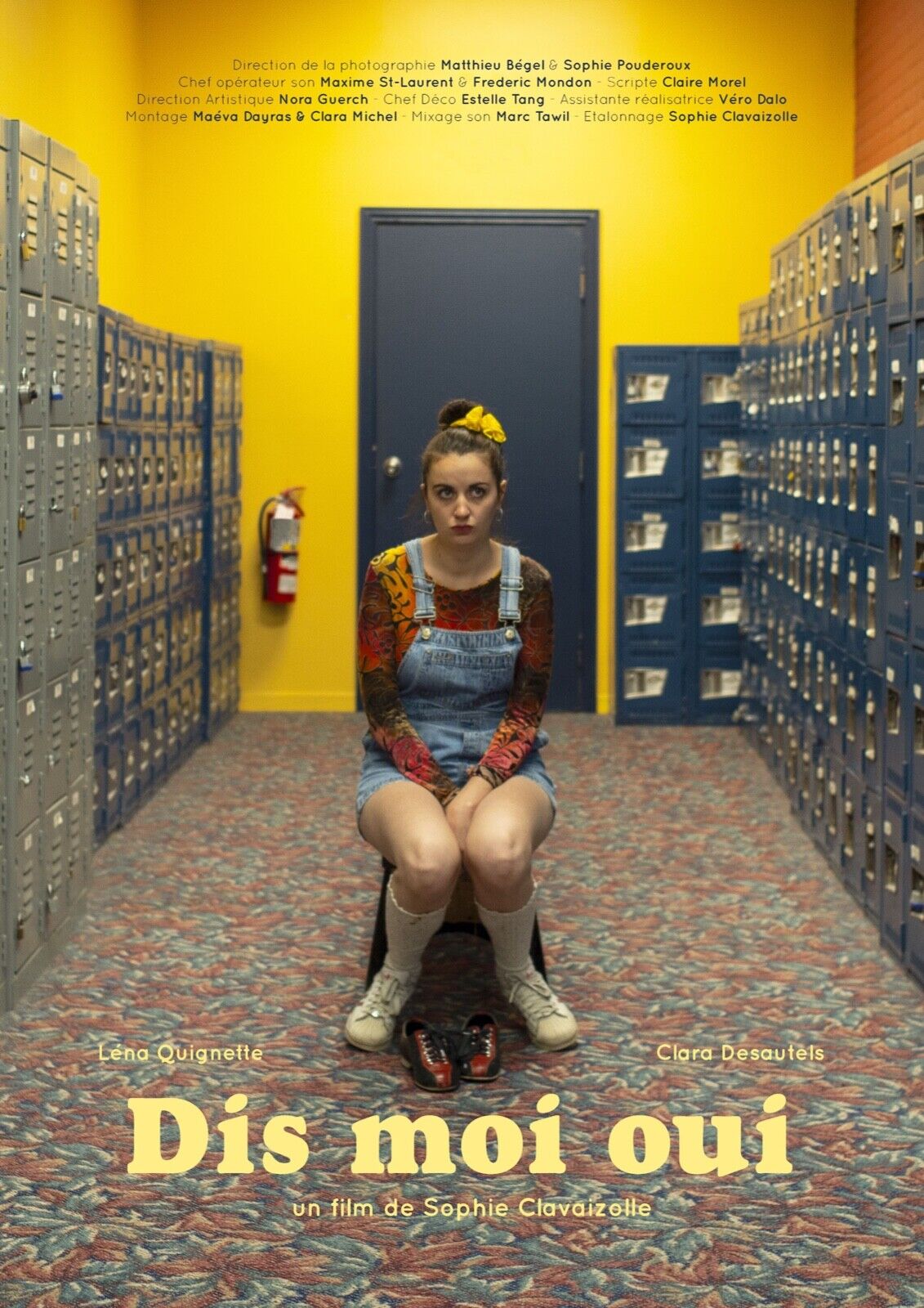 DIME SÍ, LÉNA QUIGNELLE, REPRO CARTEL DE CINE VINTAGE, HQ