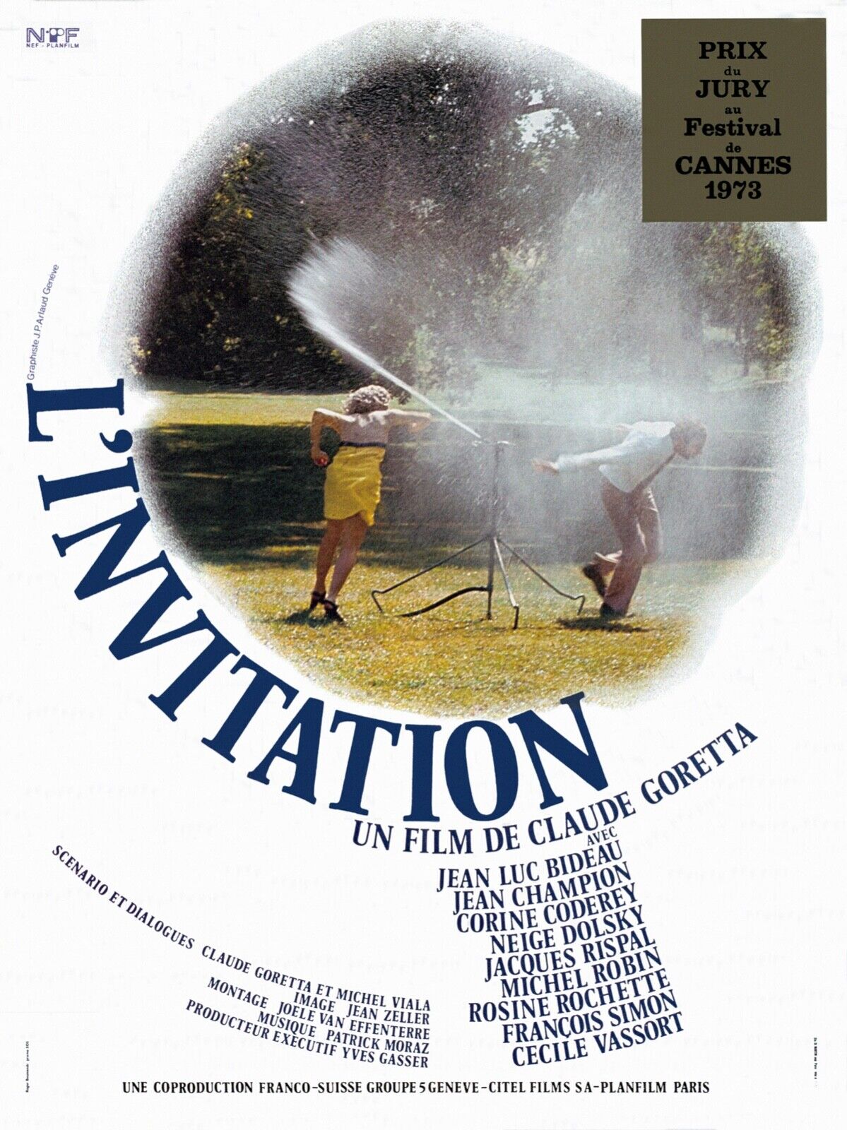 L'INVITATION, JEAN-LUC BIDEAU MOVIE POSTER HQ