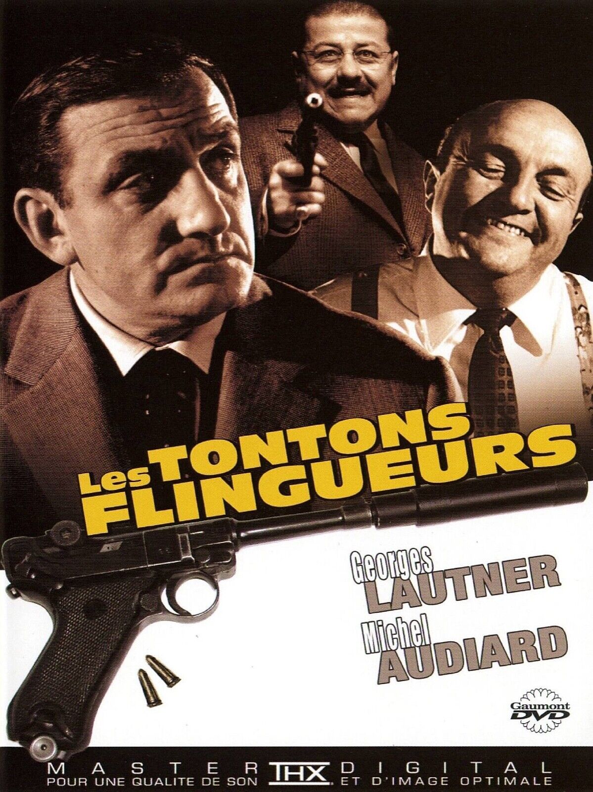 THE TONTONS FLINGUEURS, LINO VENTURA, 1963, Reproduction cinema poster, VINTAGE HQ