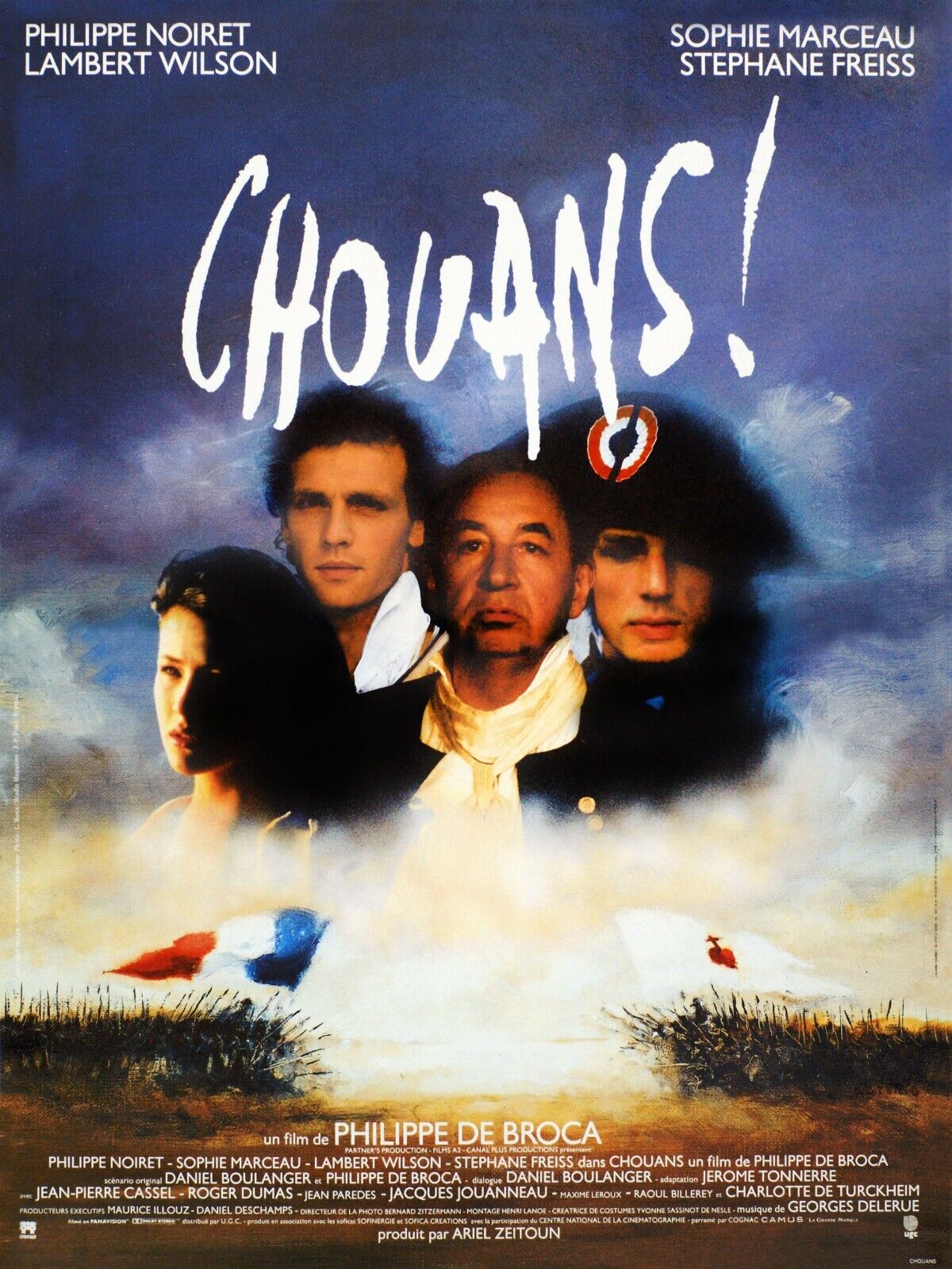 CHOUANS !, PHILIPPE NOIRET, 1988, REPRO MOVIE POSTER, VINTAGE, HQ