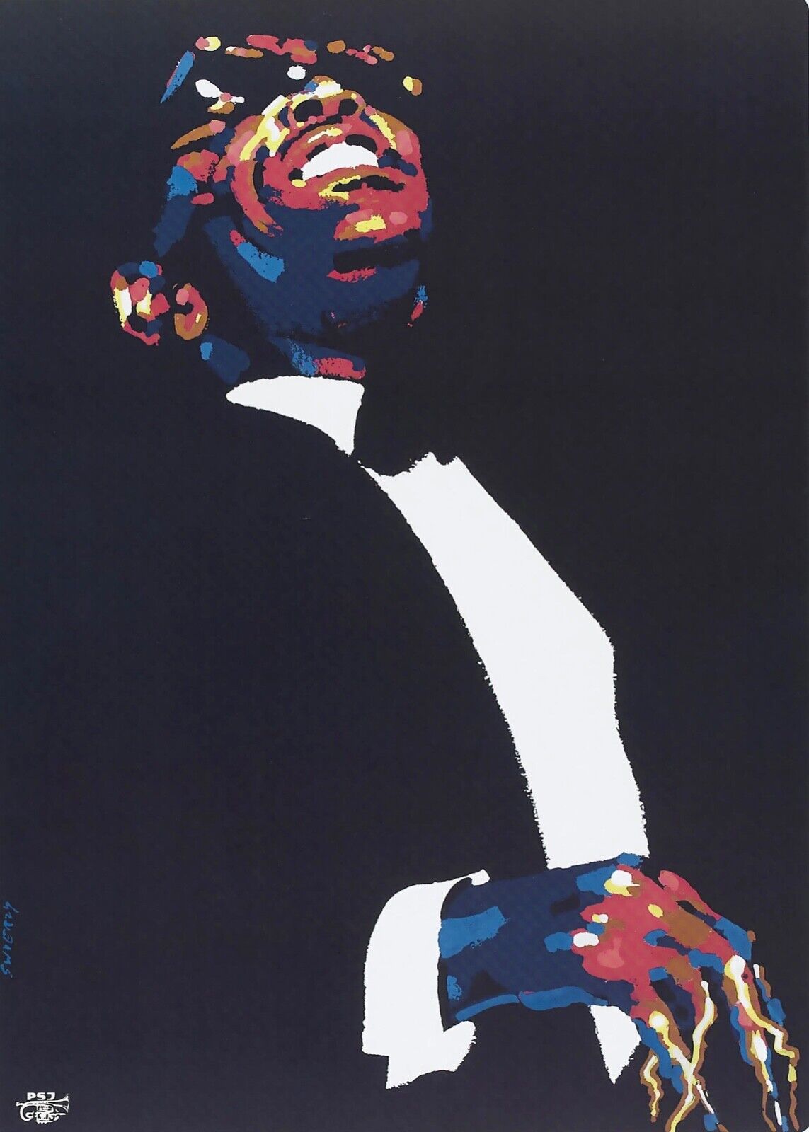 RAY CHARLES, REPRO AFFICHE MUSIQUE CONCERT JAZZ VINTAGE, HQ