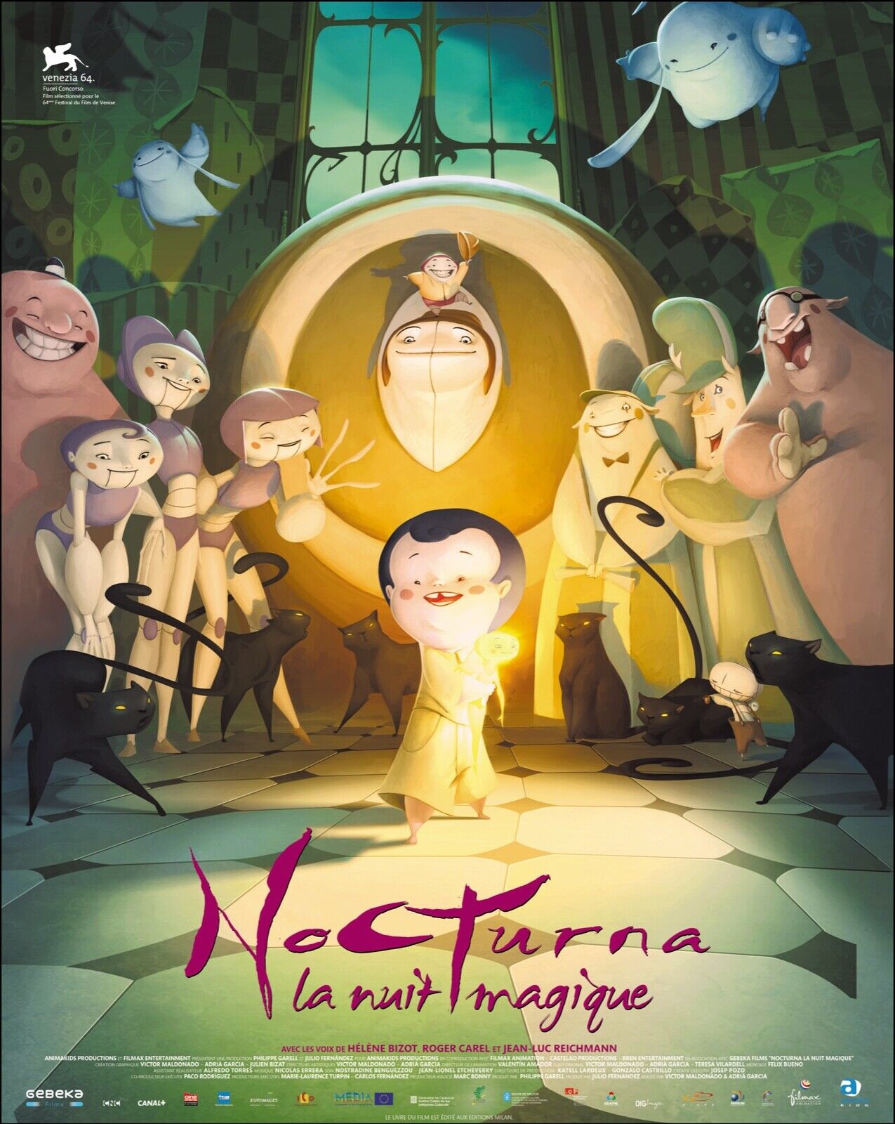 NOCTURNA, LA NUIT MAGIQUE, ADRIÀ GARCÍA & VÍCTOR MALTASARNA, 2007, AFFICHE CINEMA VINTAGE HQ