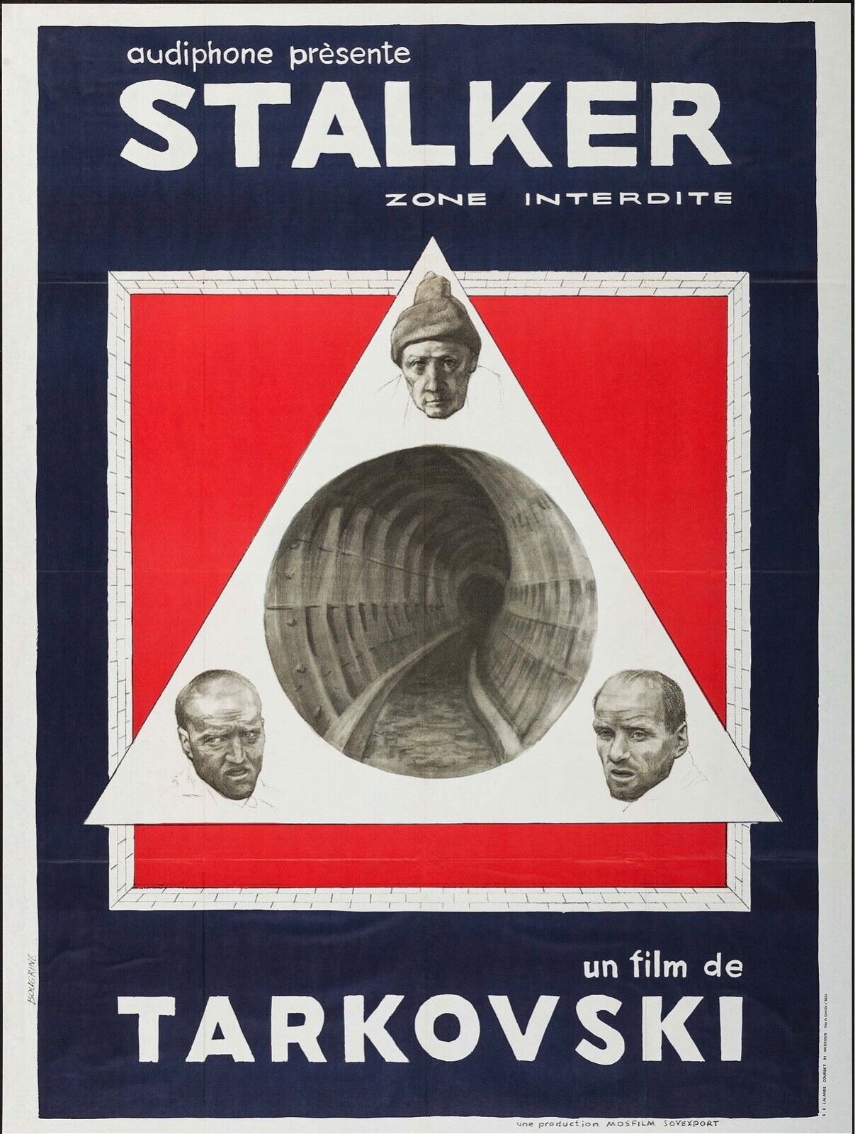 STALKER ANDREI TARKOVSKY, 1979, REPRO VINTAGE HQ CINEMA POSTER