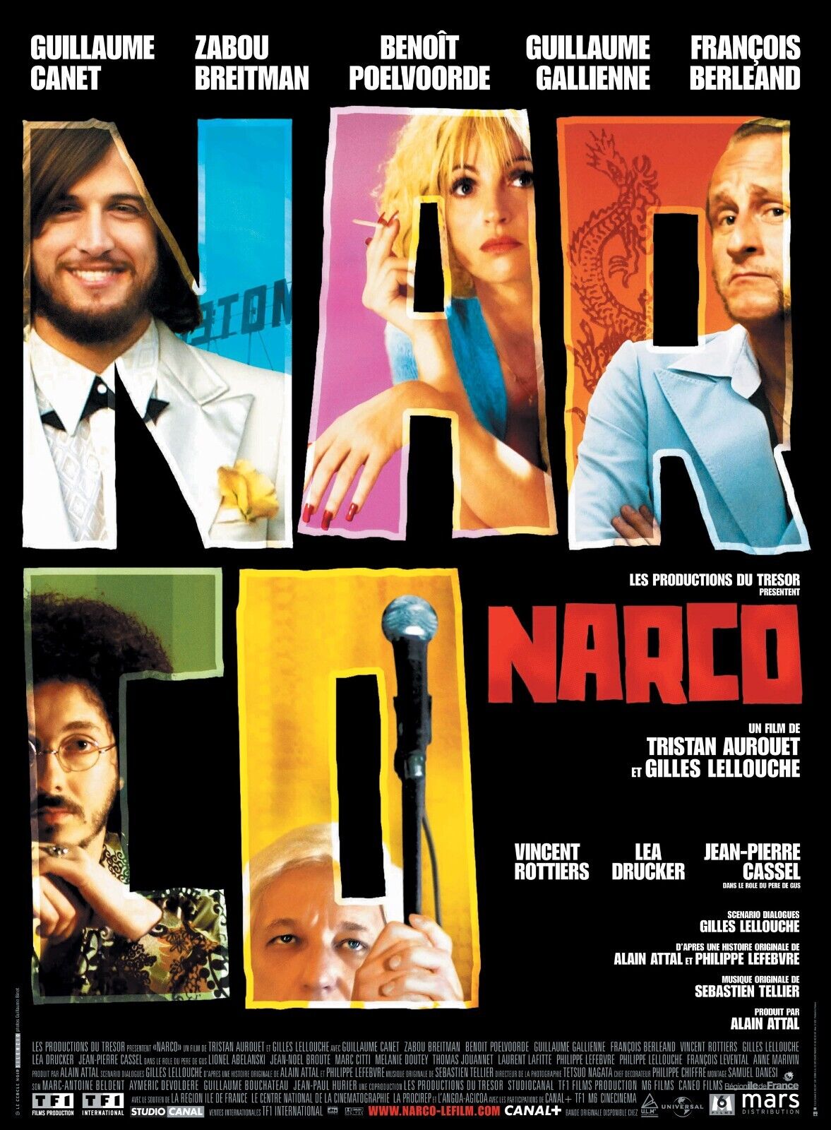 NARCO, GUILLAUME CANET, 2004, Repro cinema poster, VINTAGE, HQ