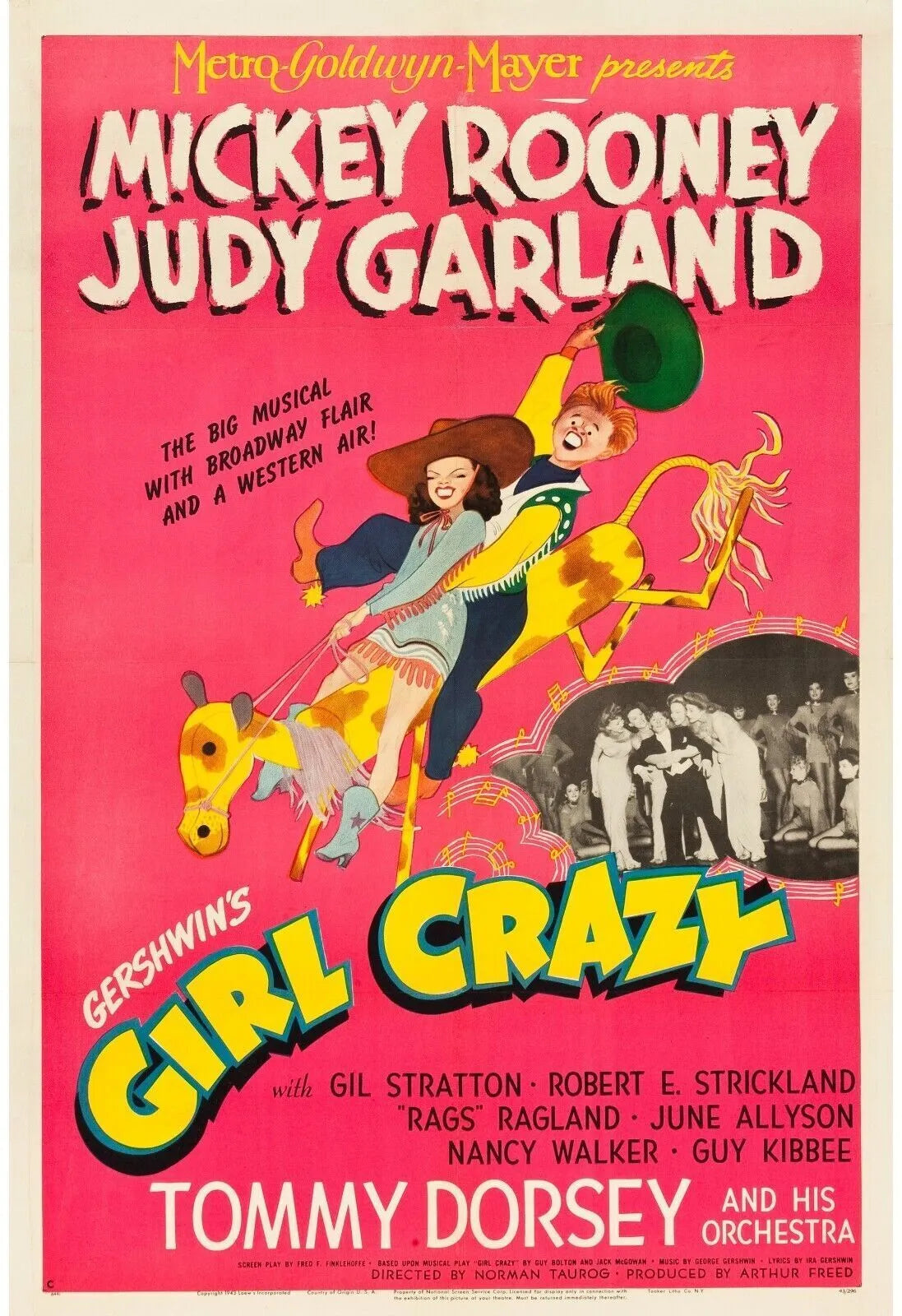 FOUR JILLS IN A JEEP, MICKEY ROONEY, 1944, REPRO MOVIE POSTER, VINTAGE, HQ