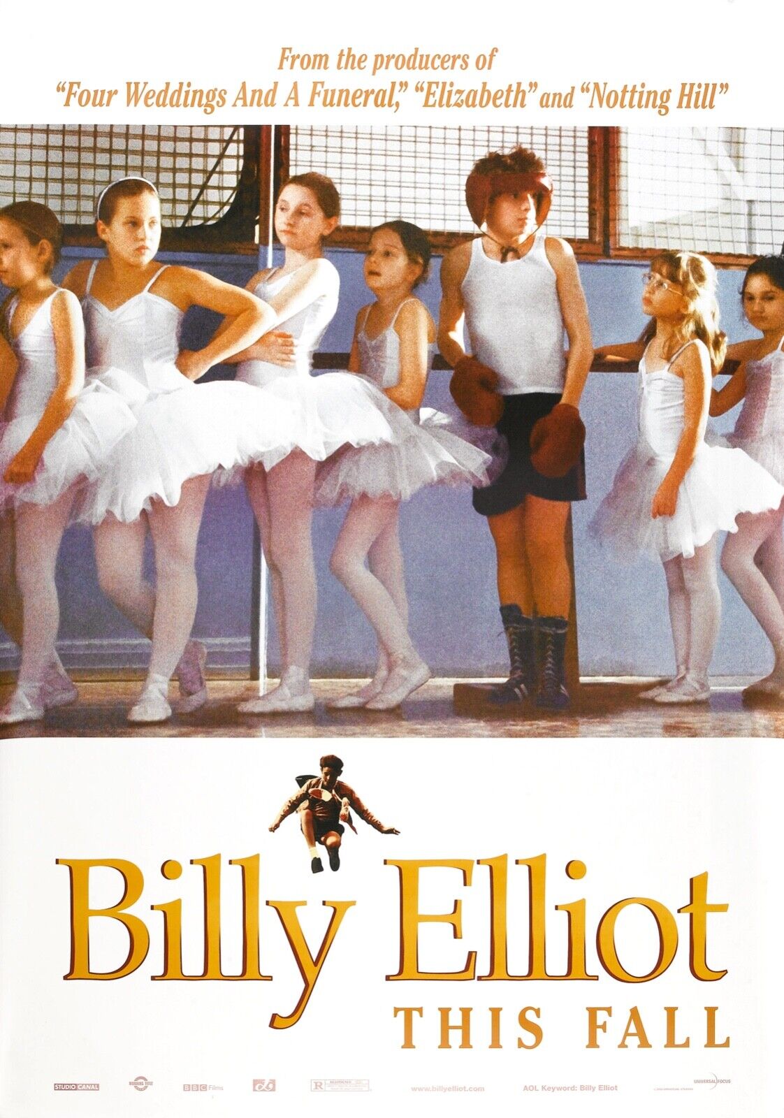 BILLY ELLIOT, JAMIE BELL, 2000, REPRO MOVIE POSTER, VINTAGE, HQ