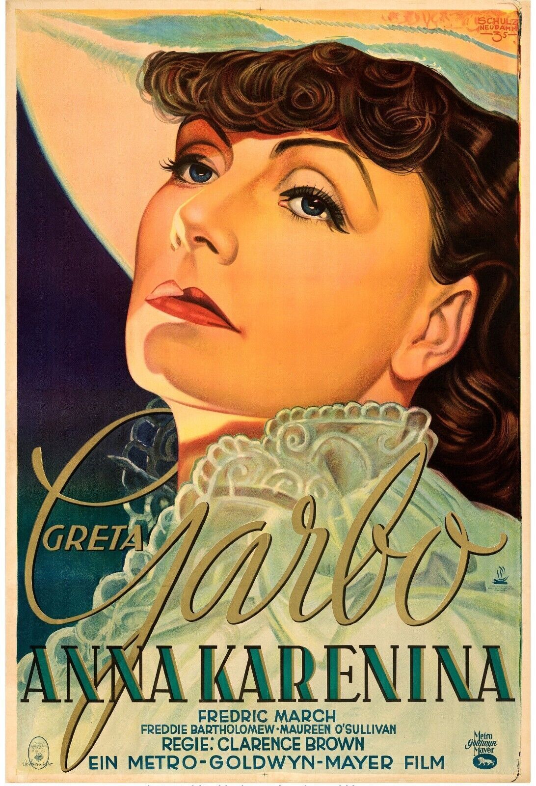 ANNA KARENINA, VIVIEN LEIGH, 1948, REPRODUCCIÓN DE CARTEL DE PELÍCULA, VINTAGE, ALTA CALIDAD