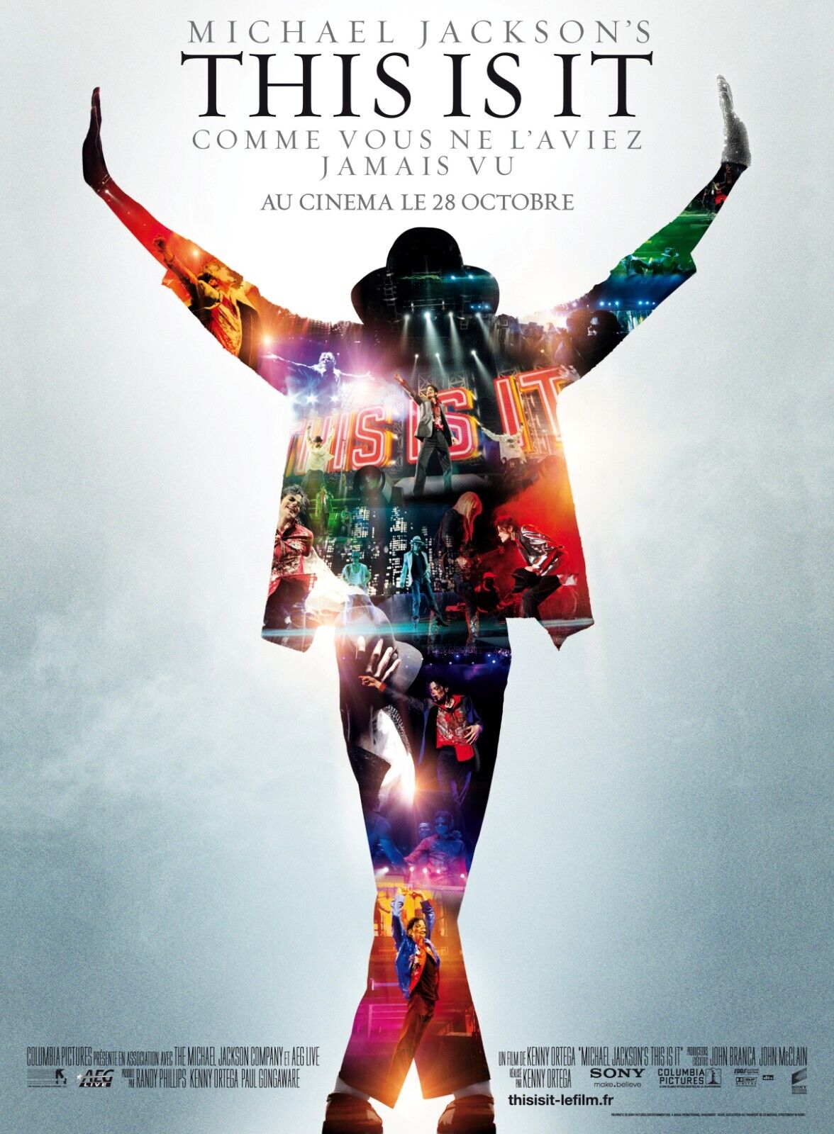 THIS IS IT, MICHAEL JACKSON, REPRO VINTAGE CINEMA POSTER, HQ