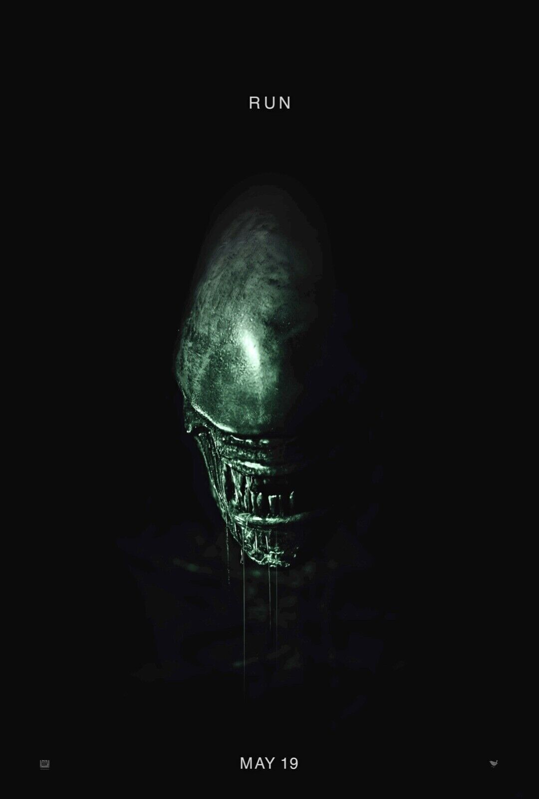 ALIEN: COVENANT, MICHAEL FASSBENDER, 2017, REPRO MOVIE POSTER, VINTAGE, HQ