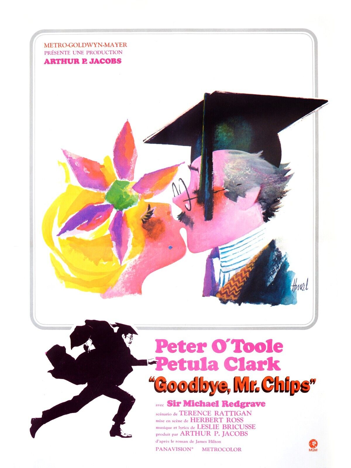 GOODBYE MR CHIPS, PETER O'TOOLE, REPRO AFFICHE BELGE CINEMA VINTAGE & SUR TOILE HQ