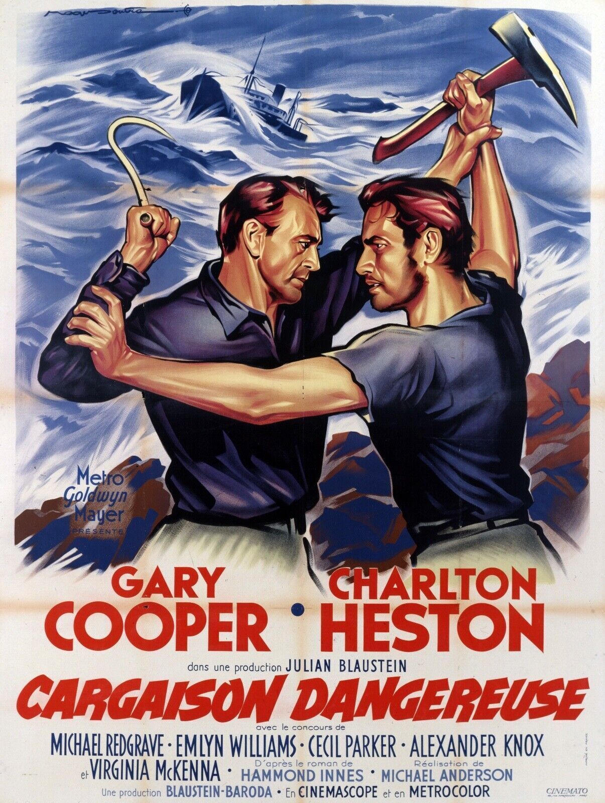 CARGAISON DANGEREUSE, GARY COOPER, 1932, REPRO MOVIE POSTER, VINTAGE, HQ