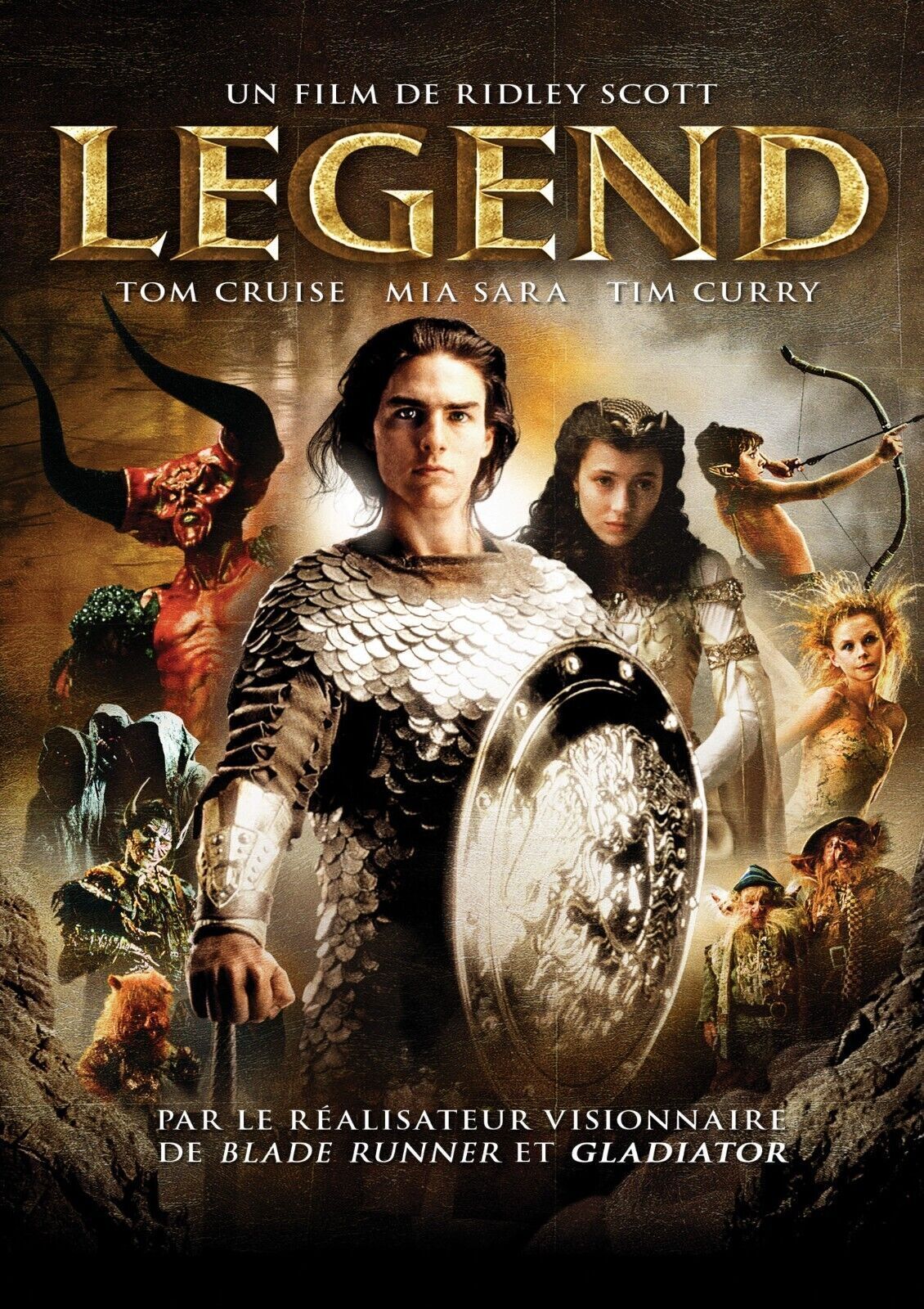 LEGEND, TOM CRUISE, 1985, Repro affiche cinema,VINTAGE, HQ