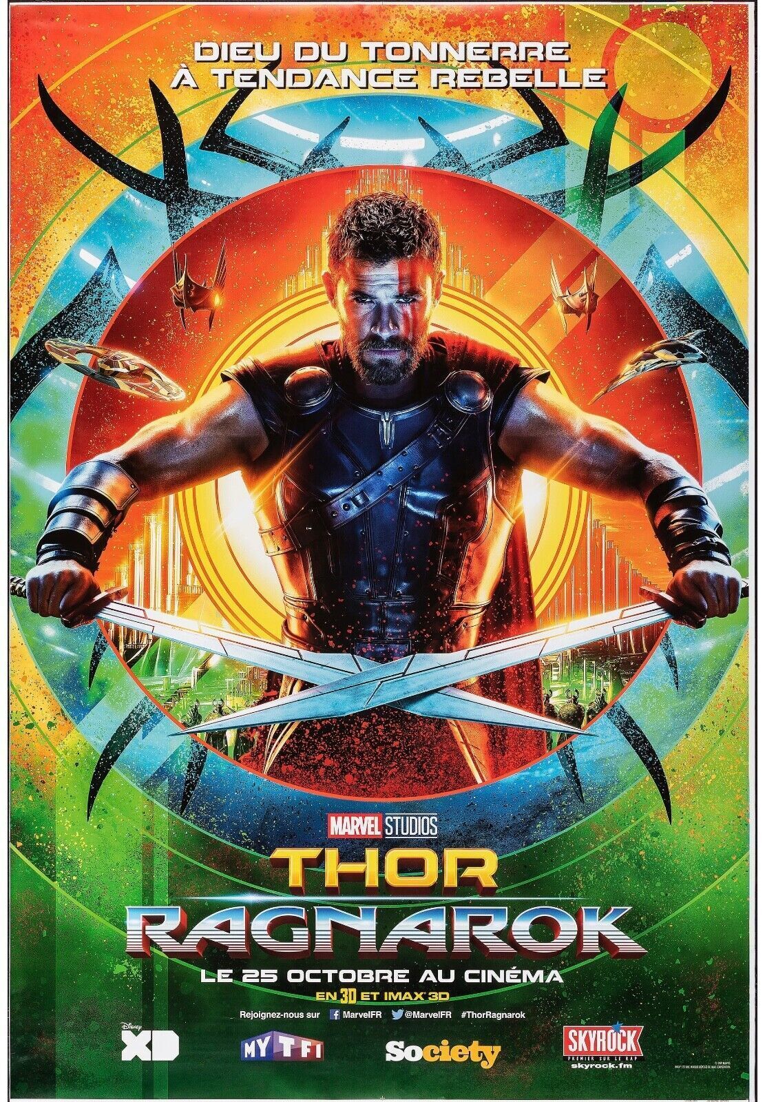 THOR: RAGNAROK, CATE BLANCHETT, 2017, CINEMA poster reproduction, HQ