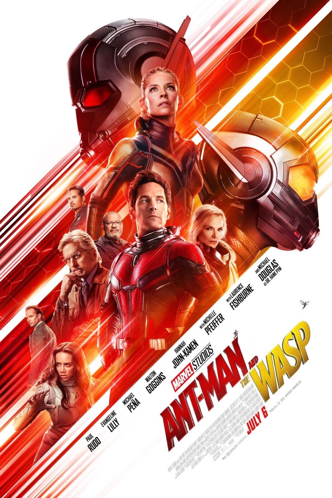 ANT-MAN AND THE WASP, PAUL RUDD, 2018, REPRO MOVIE POSTER, VINTAGE, HQ