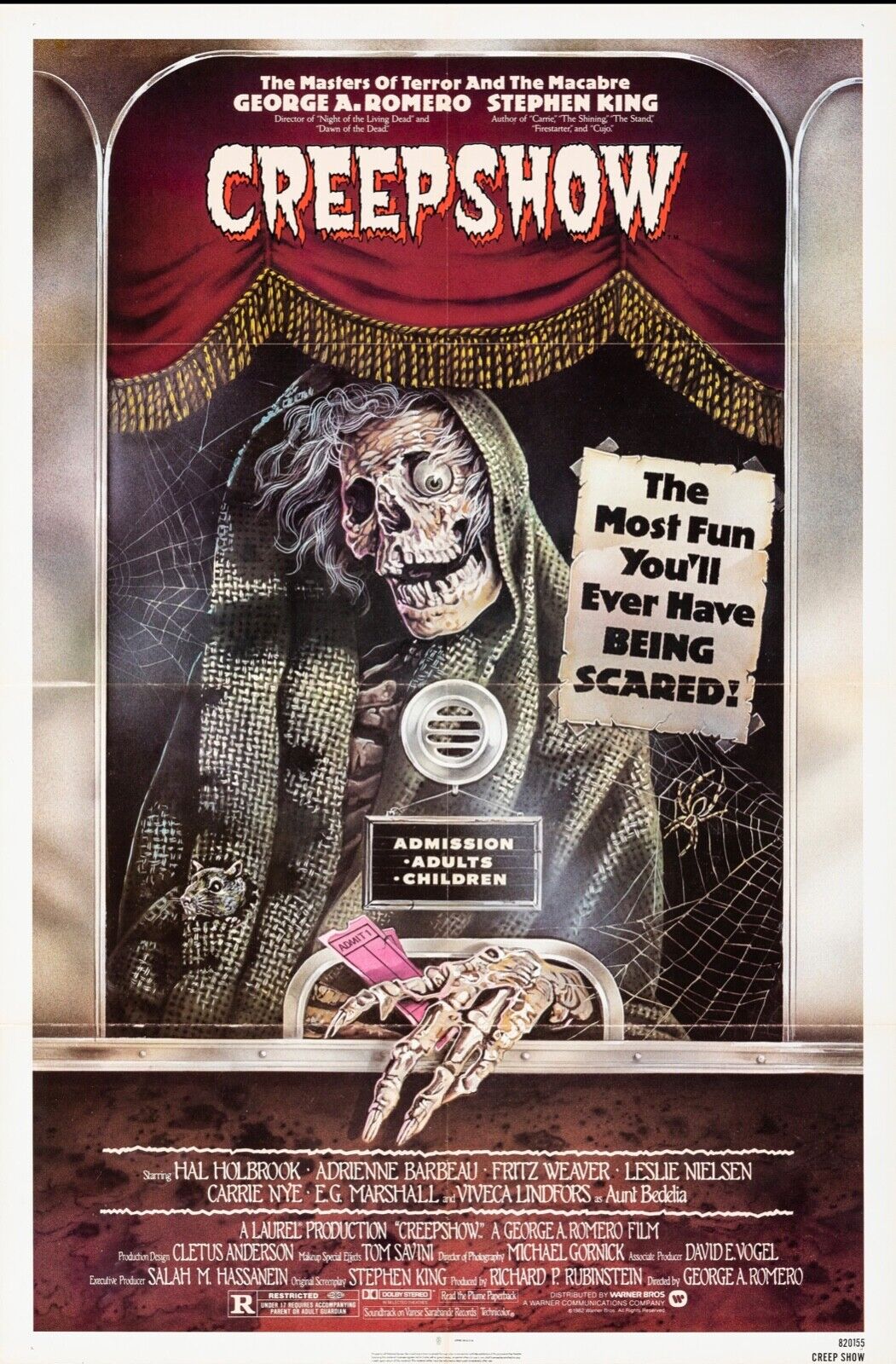 CREEPSHOW, 1982, George A. Romero, REPRO AFFICHE CINÉMA VINTAGE, HQ