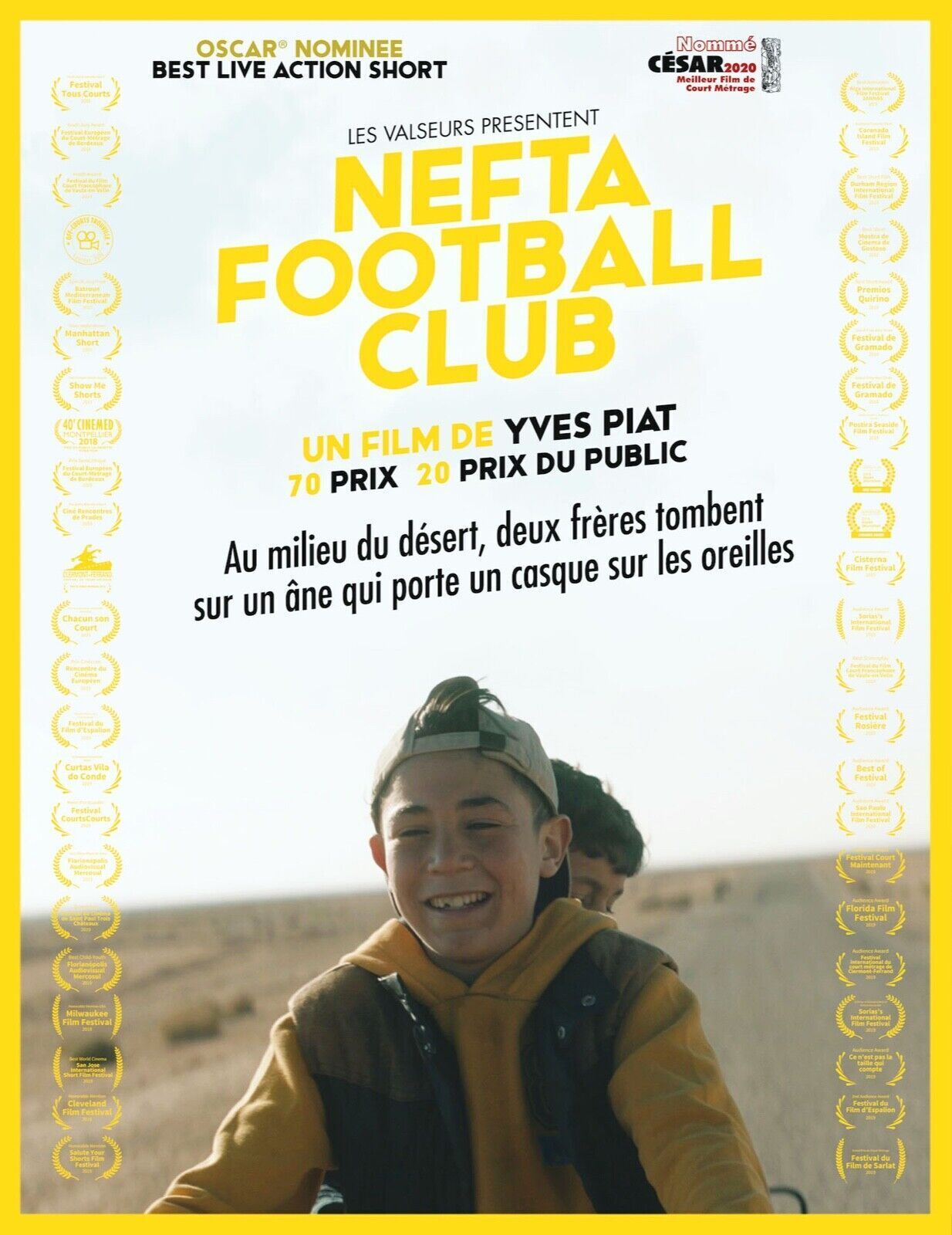NEFTA FOOTBALL CLUB, YVES PIAT, 2018, Repro Cinema Poster, VINTAGE, HQ
