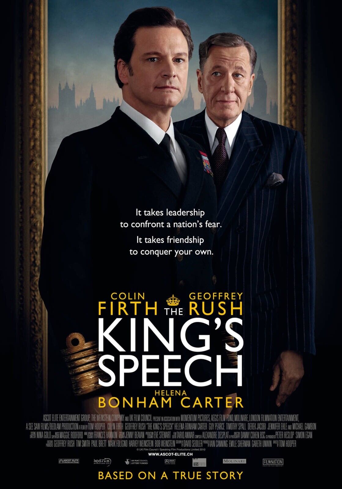 LE DISCOURS D’UN ROI, COLIN FIRTH, 2010, Repro affiche cinéma, VINTAGE, HQ