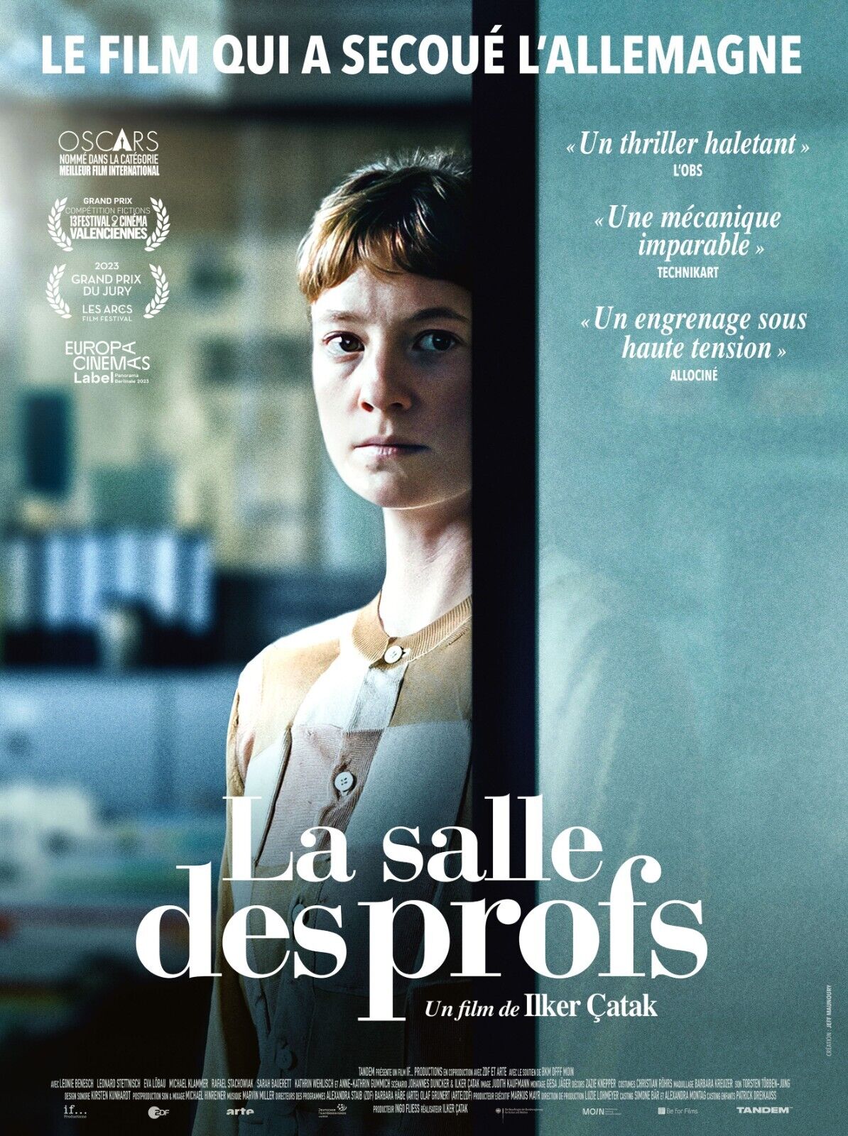 LA SALLE DES PROFS, LEONIE BENESCH, 2023, repro affiche de cinema, VINTAGE, HQ