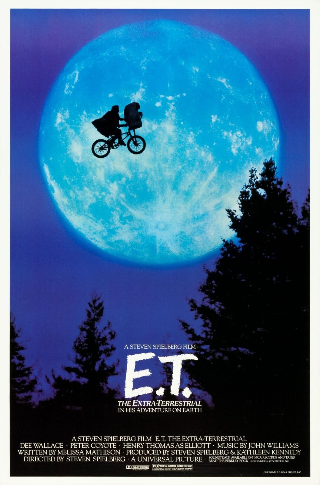E.T., HENRY THOMAS, 1982, REPRO MOVIE POSTER, VINTAGE, HQ