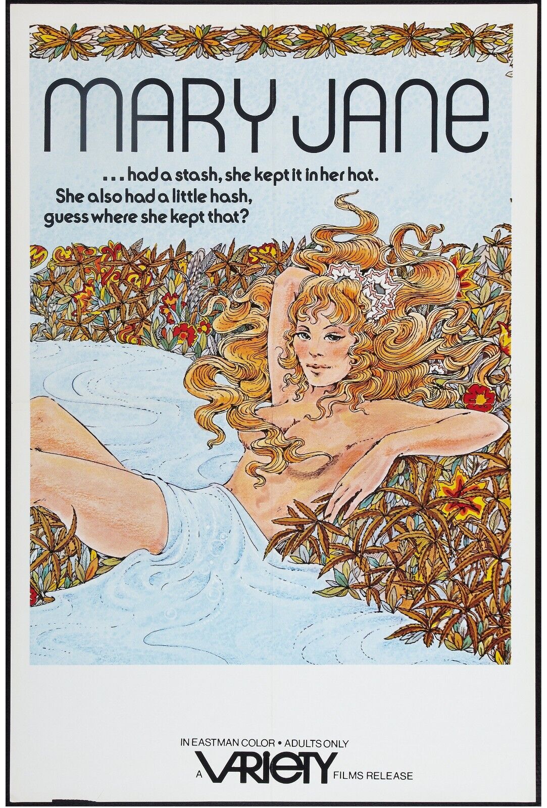 MARY JANE, FABIAN FORTE, 1972, Vintage Poster Reproduction, HQ