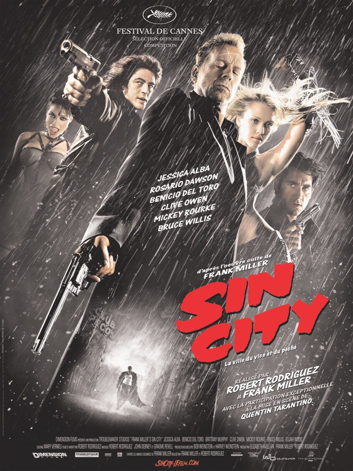 SIN CITY, JESSICA ALBA, 2005, REPRO VINTAGE CINEMA POSTER HQ