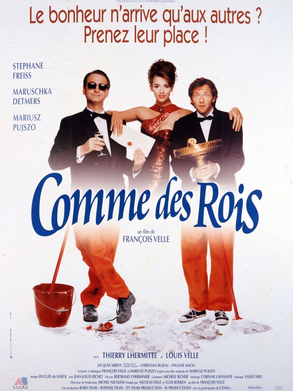 LIKE KINGS, STEPHANE FREISS, REPRO VINTAGE CINEMA POSTER