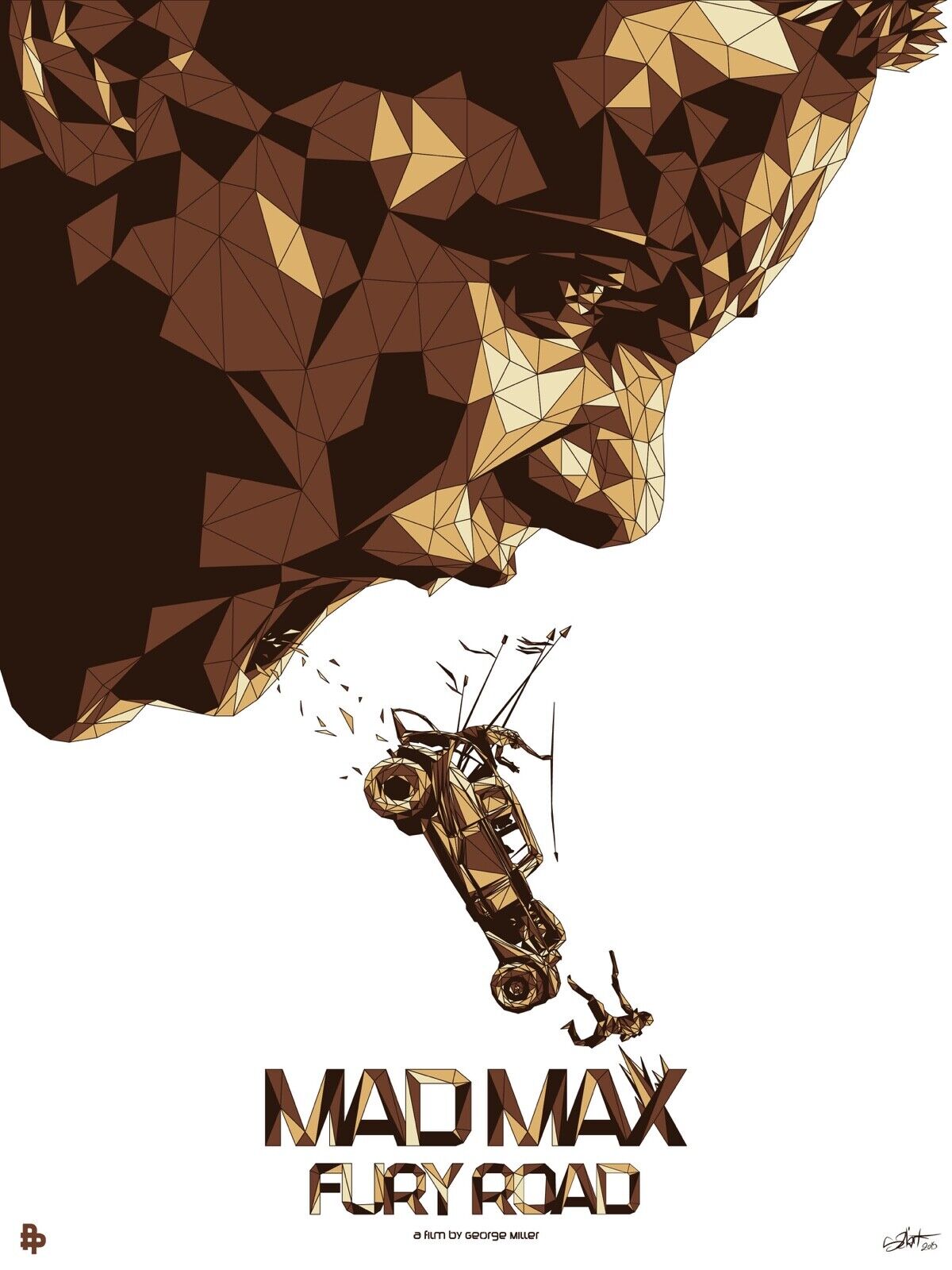 MAD MAX FURY ROAD, TOM HARDY, 2015, REPRO AFFICHE CINÉMA VINTAGE, HQ