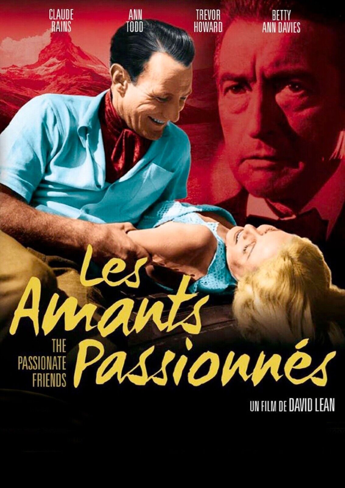 LOS AMANTES APASIONADOS, DAVID LEAN, 1949, REPRODUCCIÓN DE CARTEL DE CINE VINTAGE, HQ