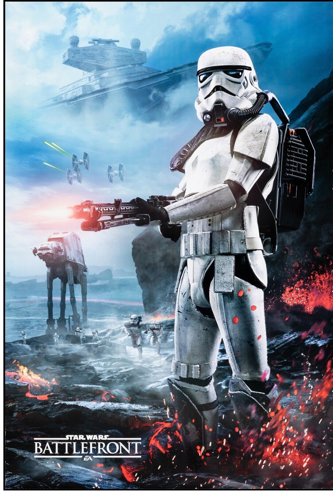 STAR WARS BATTLEFRONT repro movie poster, HQ