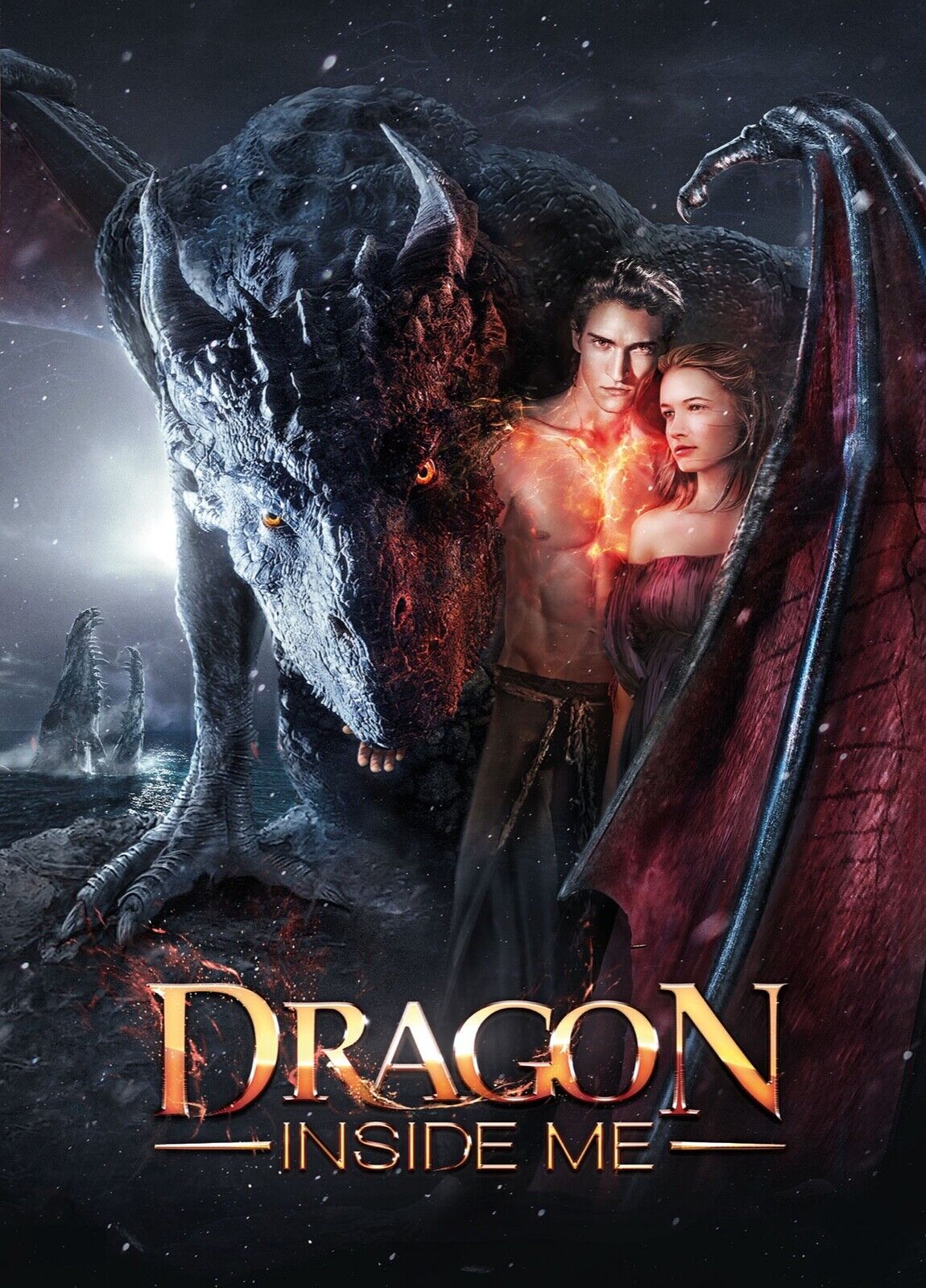 DRAGÓN DENTRO DE MÍ, REPRODUCCIÓN DE CARTEL DE CINE VINTAGE DE ALTA CALIDAD