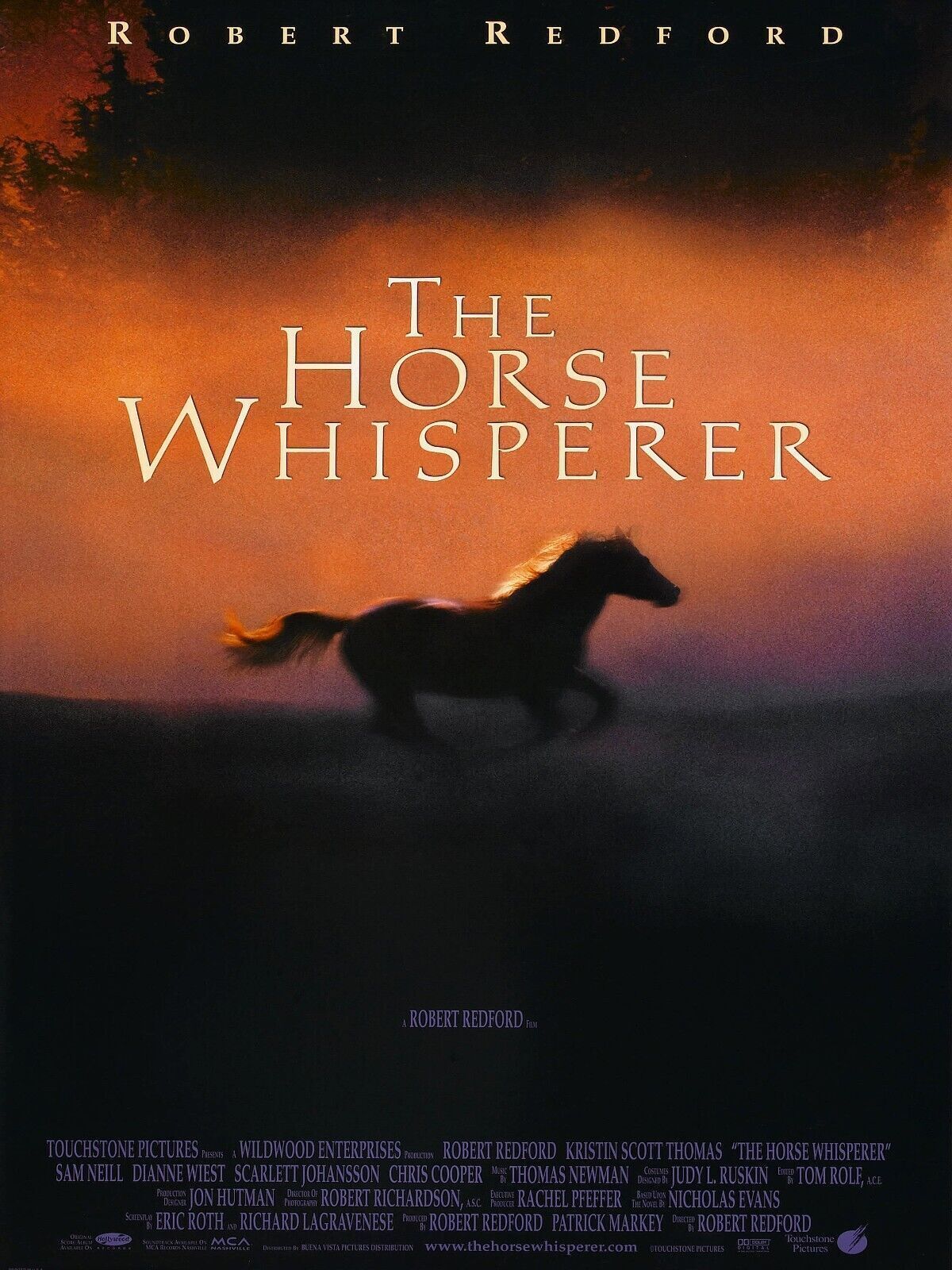 EL SUSURRADOR DE CABALLOS, ROBERT REDFORD, REPRODUCCIÓN DE CARTELES DE CINE VINTAGE HQ