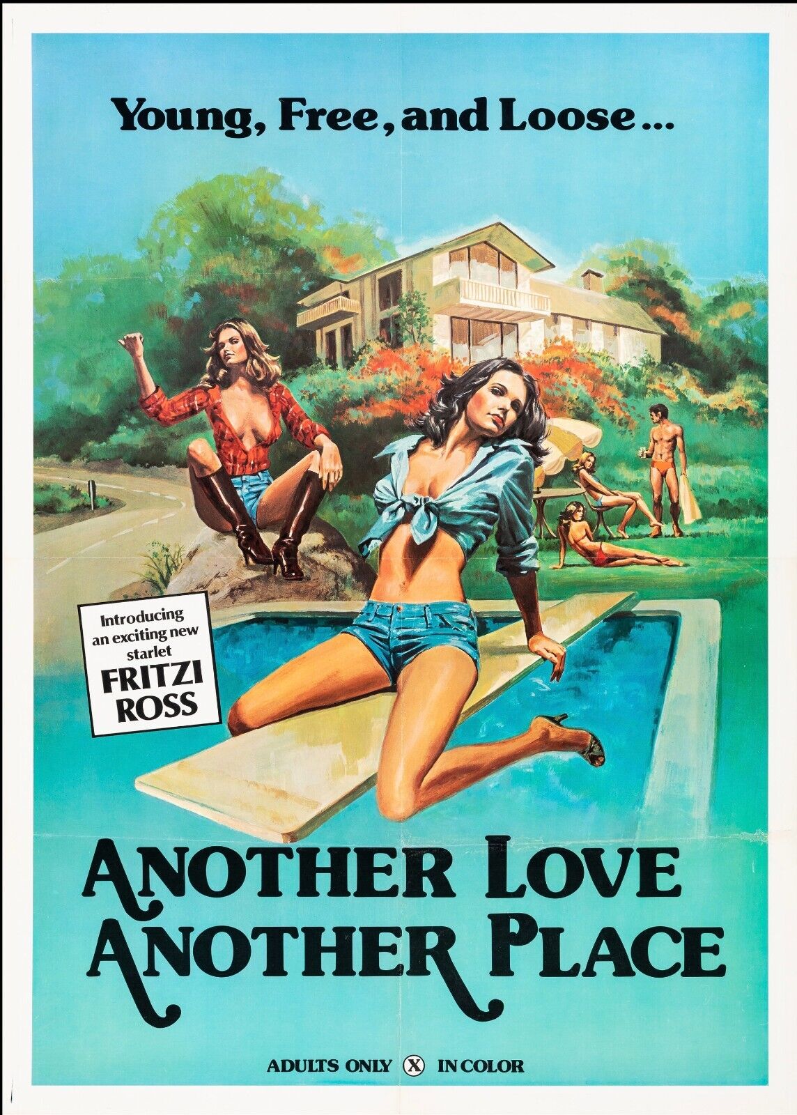 OTRO AMOR, OTRO LUGAR, MICHAEL GEIMER, REPRODUCCIÓN DE CARTEL DE PELÍCULA, VINTAGE, HQ