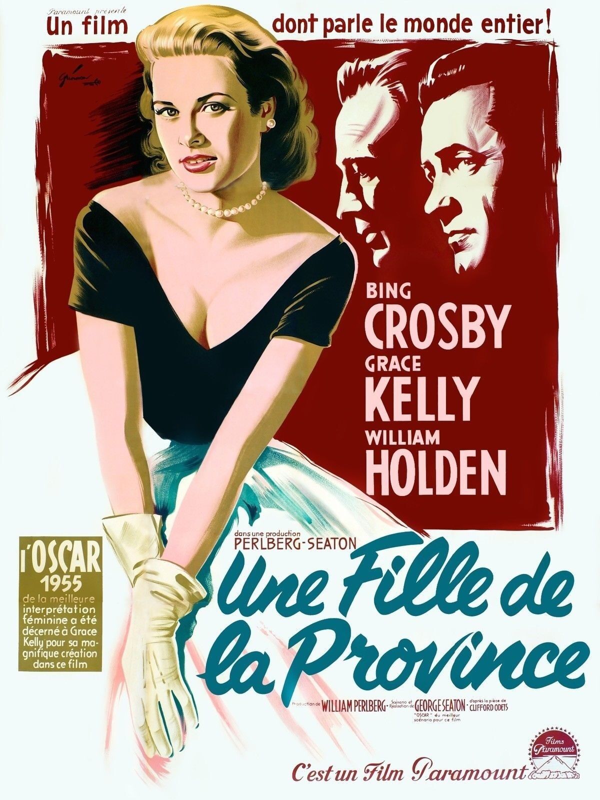 UNE FILLE DE LA PROVINCE, GRACE KELLY, 1956, REPRO MOVIE POSTER, VINTAGE, HQ