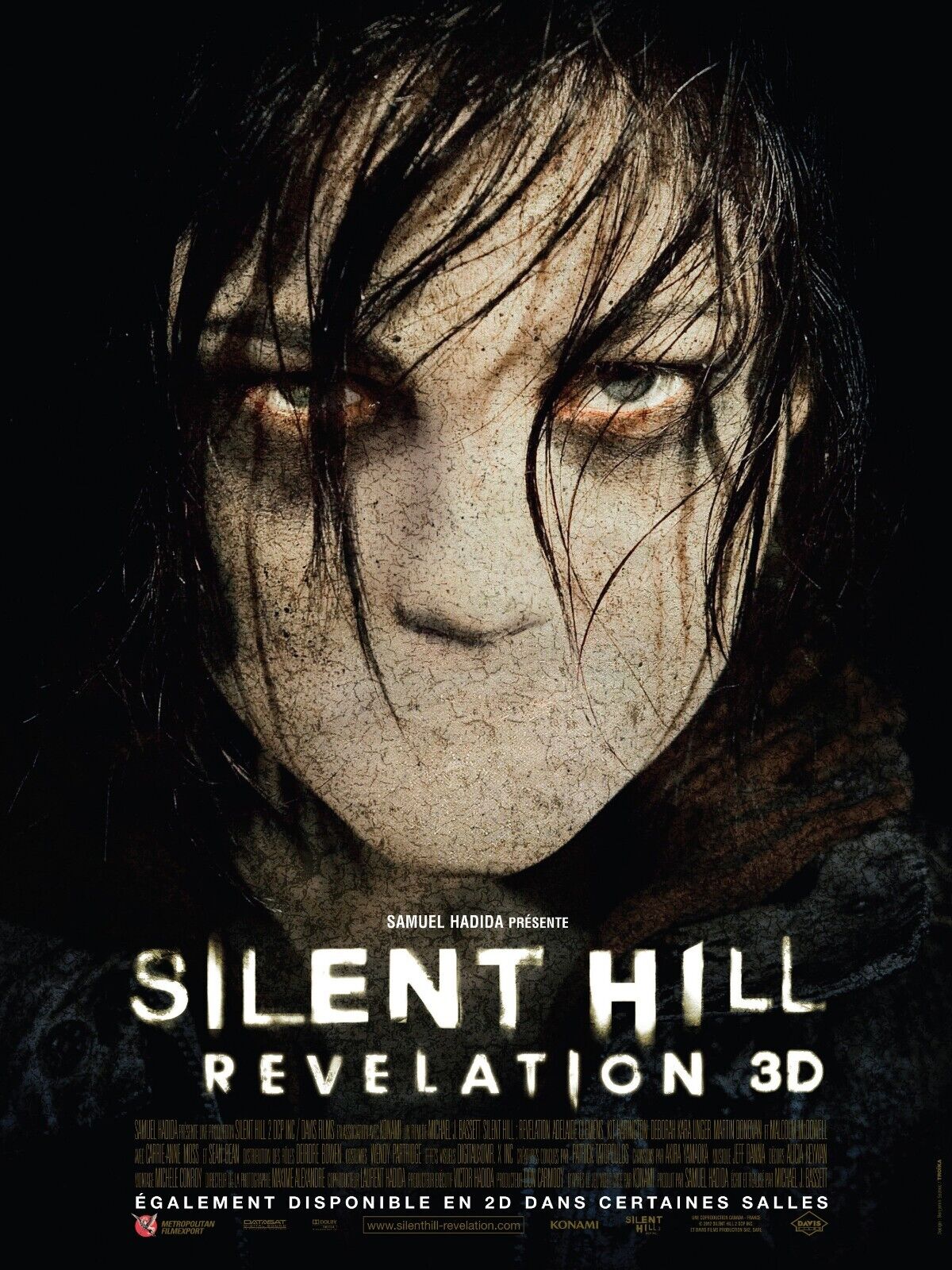 SILENT HILL: REVELATION, ADELAIDE CLEMENS, 2012, REPRO VINTAGE CINEMA POSTER, HQ