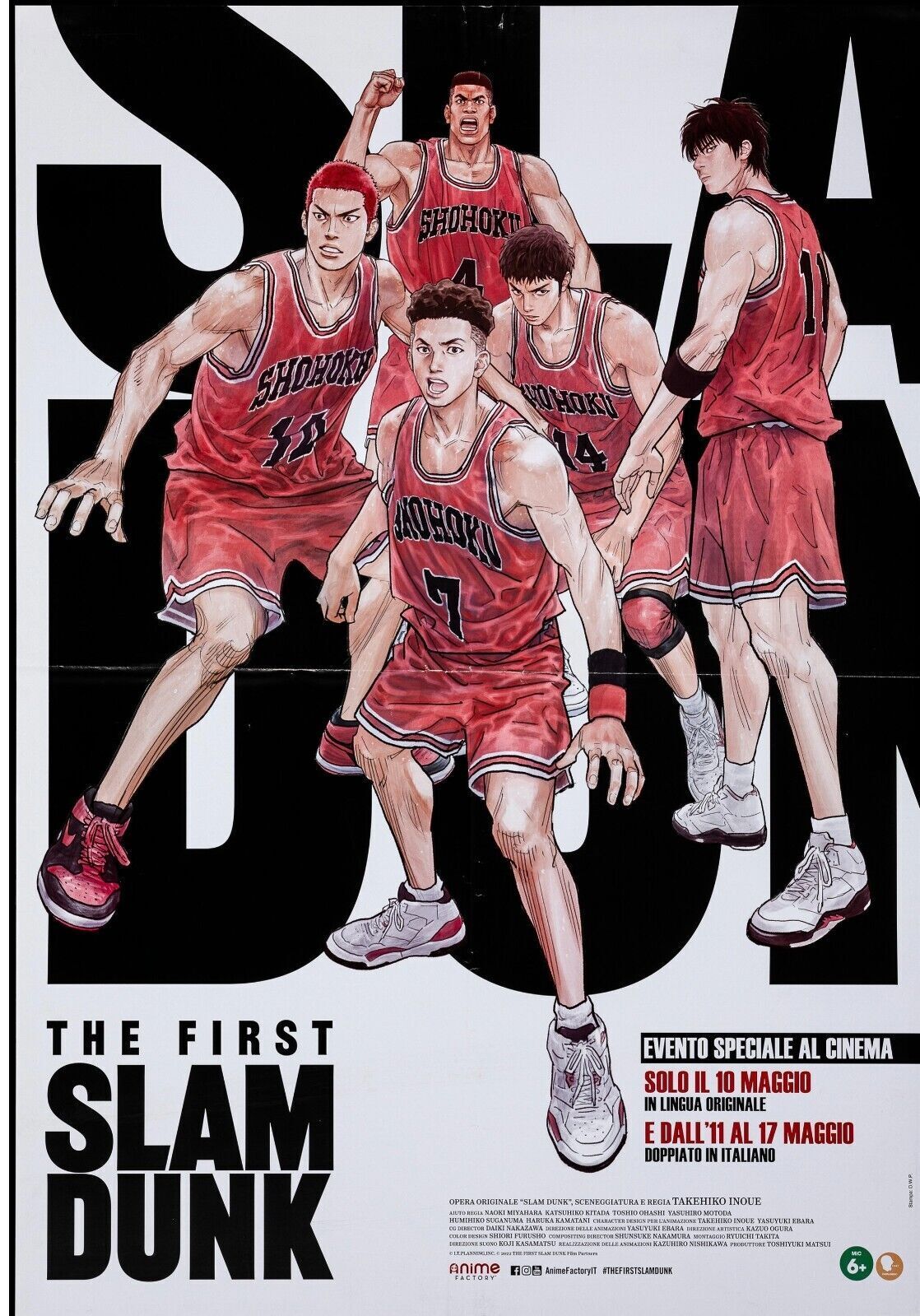 THE FIRST SLAM DUNK 2022, SHUGO NAKAMURA, repro affiche cinéma HQ