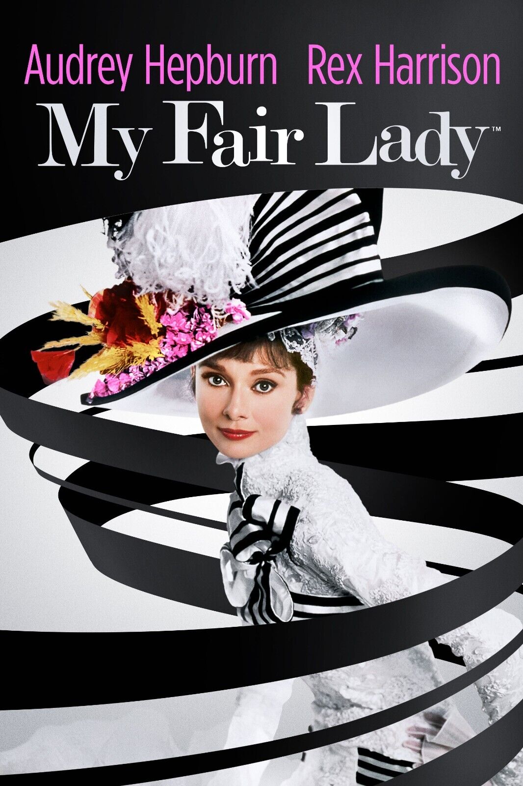 MY FAIR LADY, AUDREY HEPBURN, 1964, Repro affiche cinéma vintage, HQ