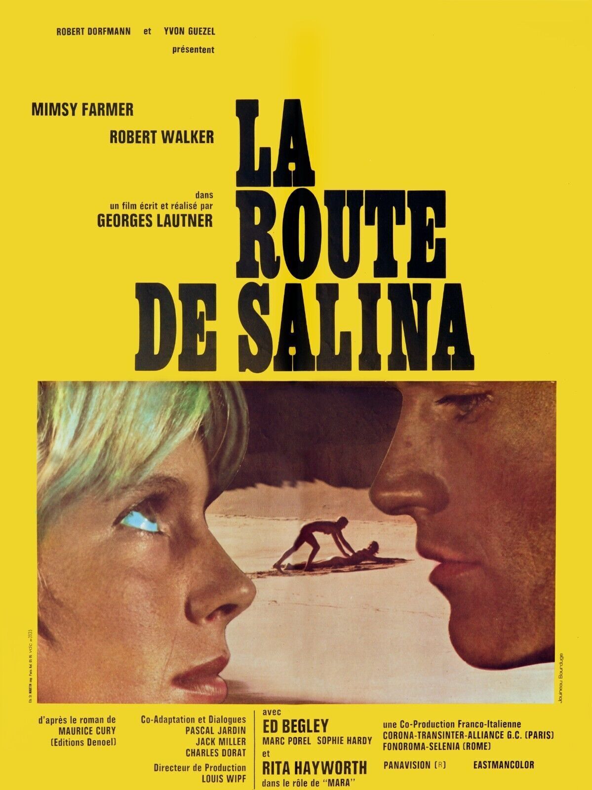 LA ROUTE DE SALINA, ROBERT WALKER JR, 1970, Repro affiche cinéma, VINTAGE, HQ