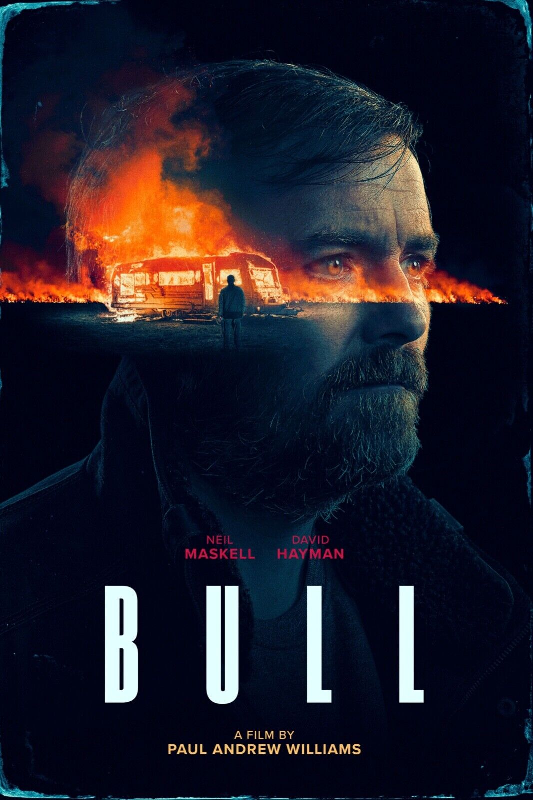 BULL, NEILL MASKELL, REPRO VINTAGE CINEMA POSTER