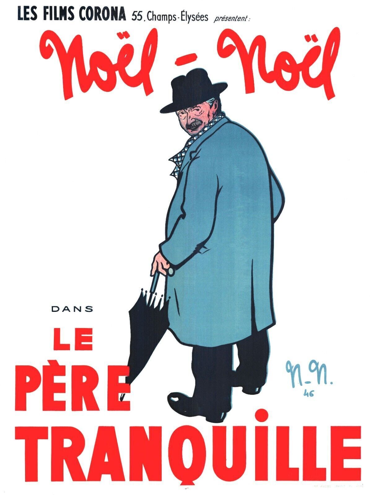 THE QUIET SANTA, CHRISTMAS-CHRISTMAS, 1946, repro cinema poster, VINTAGE, HQ