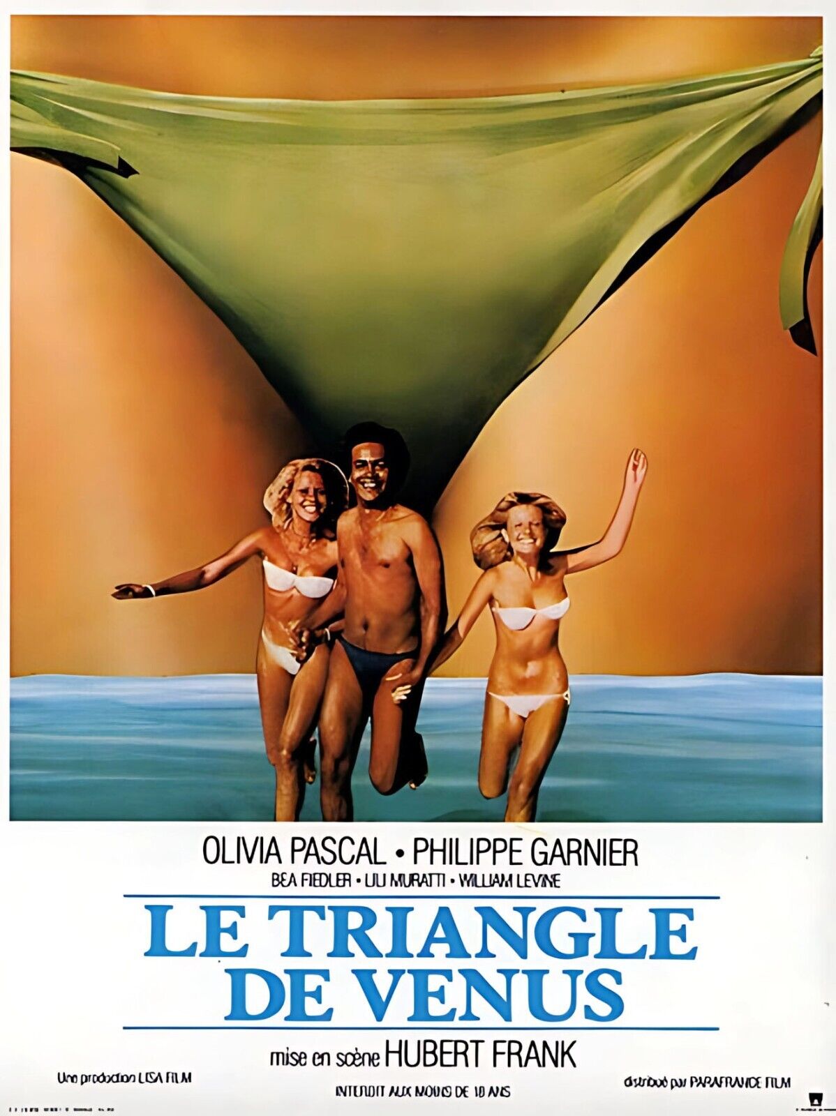 THE VENUS TRIANGLE, BEA FIEDLER, 1978, repro movie poster, VINTAGE, HQ