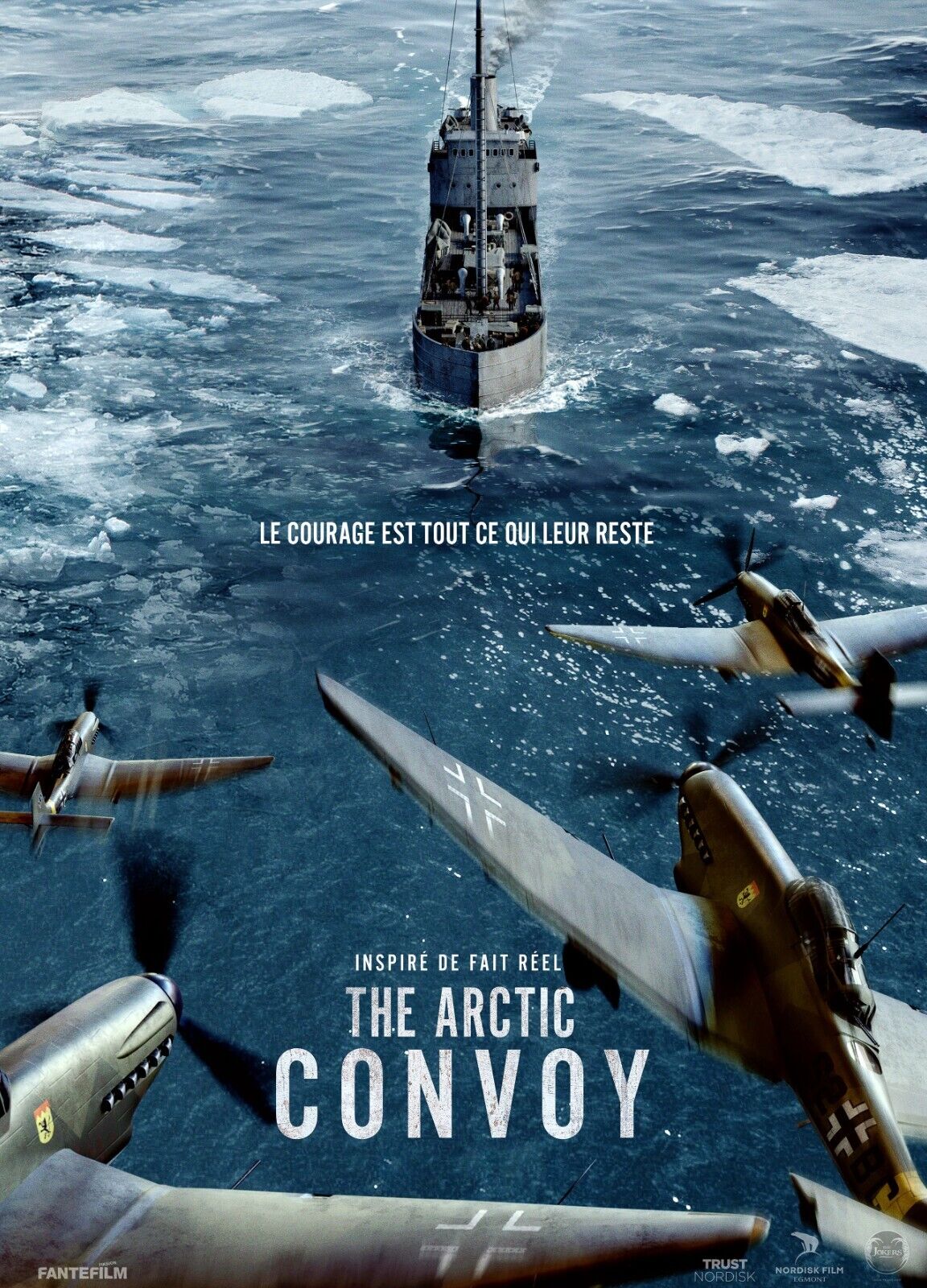 THE ARTIC CONVOY, TOBIAS SANTELMANN, 2023 repro affiche de cinema, HQ