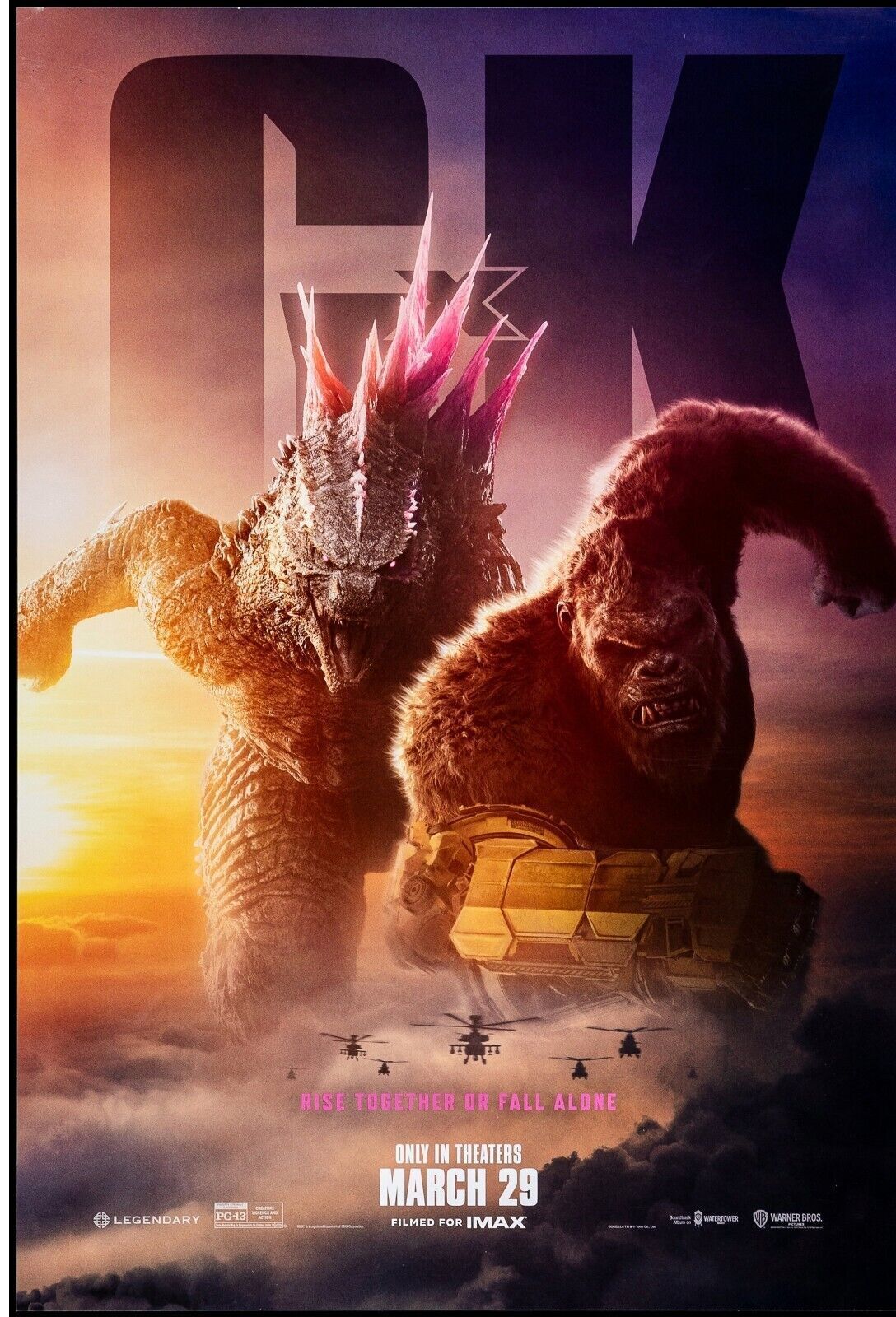 GODZILLA VS KONG, LE NOUVEL EMPIRE, repro affiche cinema, HQ